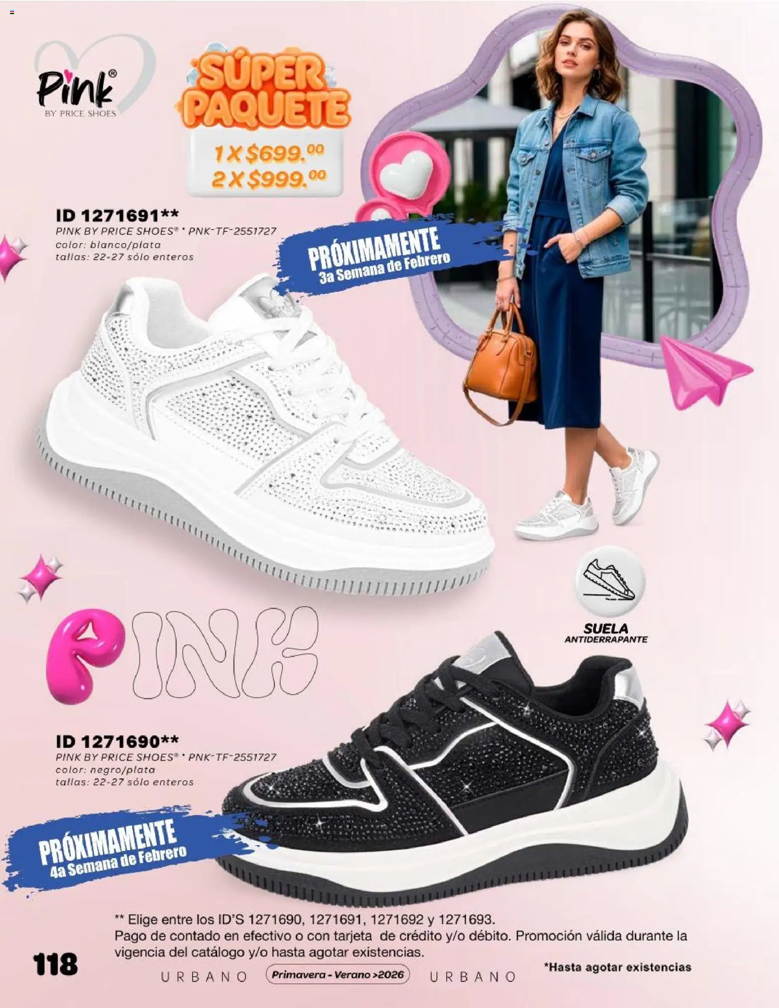 Nuevas ofertas de Price Shoes válidas en toda la República Mexicana desde el 15.02.2026. ¡Encuentra las mejores ofertas en Price Shoes catálogo Urbano! | Página: 118