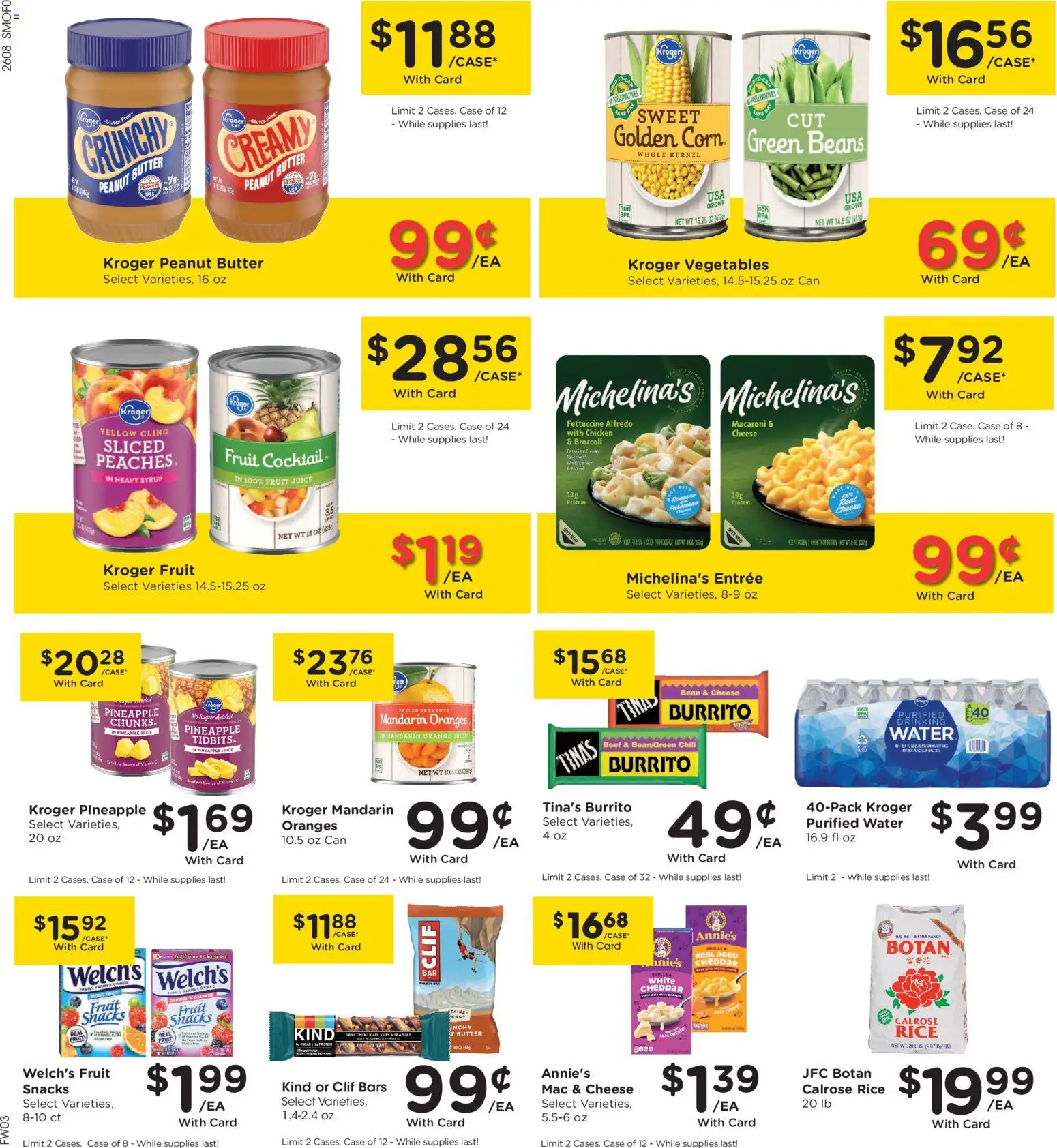 Smith's Weekly Ad - valid from 08.04.2026 | Page: 4 | Products: Peaches, Oranges, Beef, Pineapple