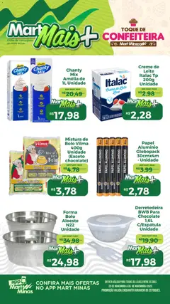Mart Minas - Ofertas de confeitaria - Pré-Visualização do folheto da loja Mart Minas, válido de 25.11.2025