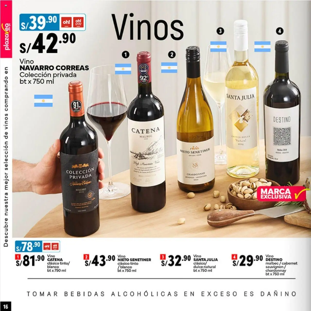 Catálogo Plaza Vea válido desde 13.06.2025 | Página: 16 | Productos: Vino