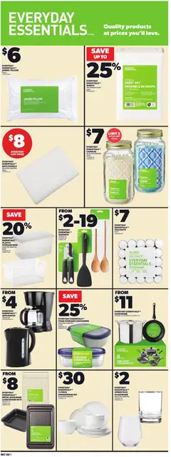 Preview of Loblaws weekly flyer / circulaire from shop Loblaws valid from 08.01.2026 | Page: 16 | Products: Tea, Pillow, Bath