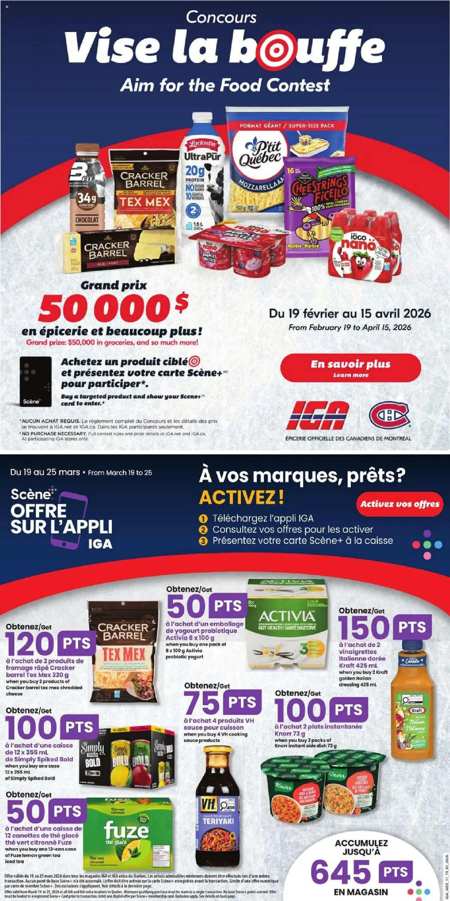 IGA flyer valid from 19.03.2026 | Page: 16 | Products: Rice, Case, Cheese, Yogurt