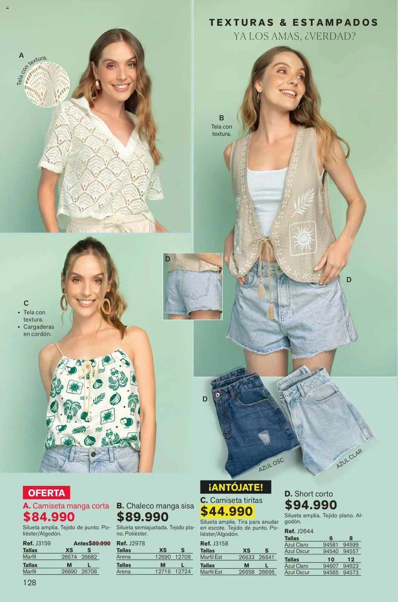 Leonisa revista - valida desde el 01.09.2025 | Página: 128 | Productos: Short, Camiseta, Chaleco