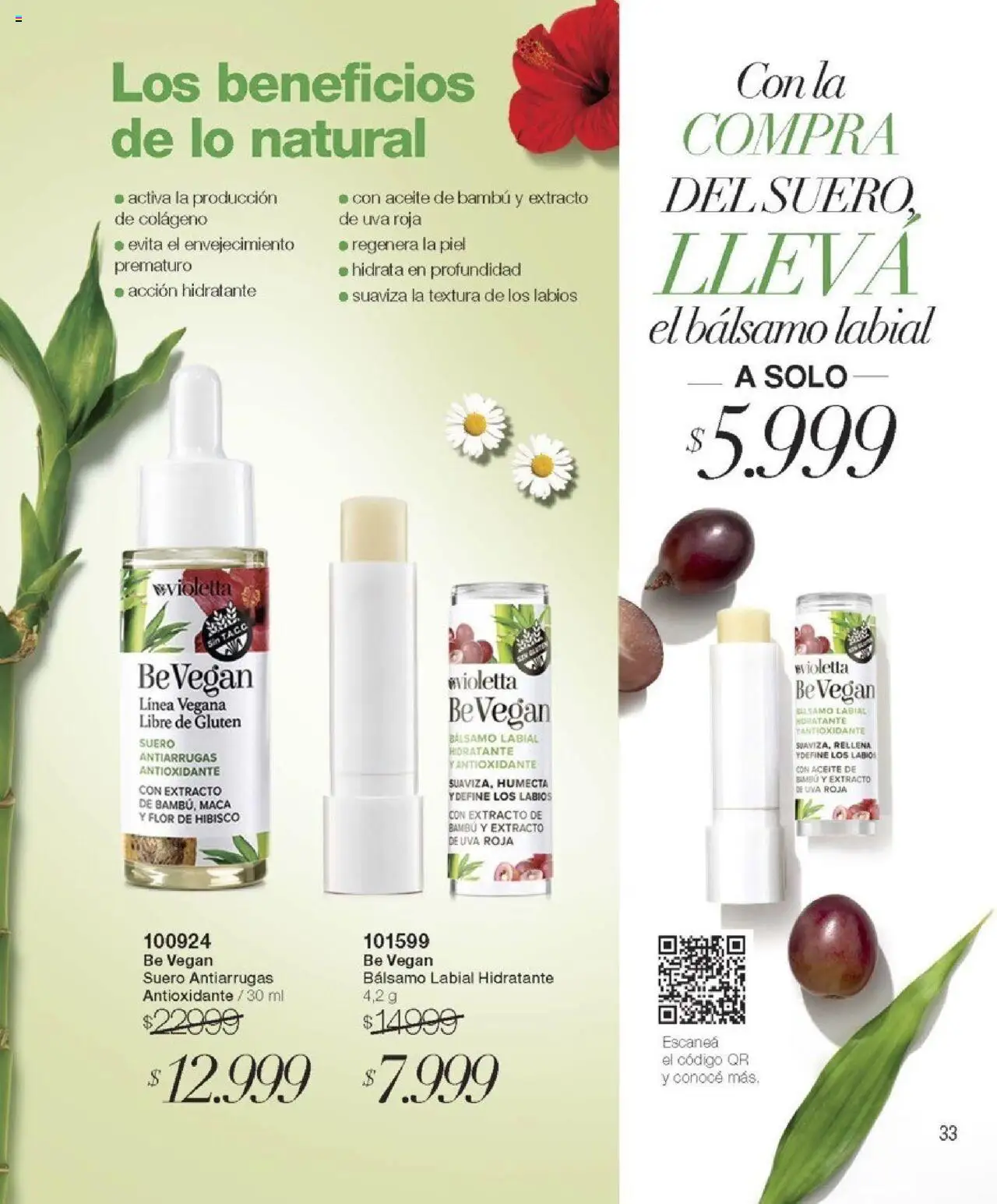 Violetta catálogo │ válido desde el 19.09.2025 | Página: 33 | Productos: Aceite, Bálsamo, Uva
