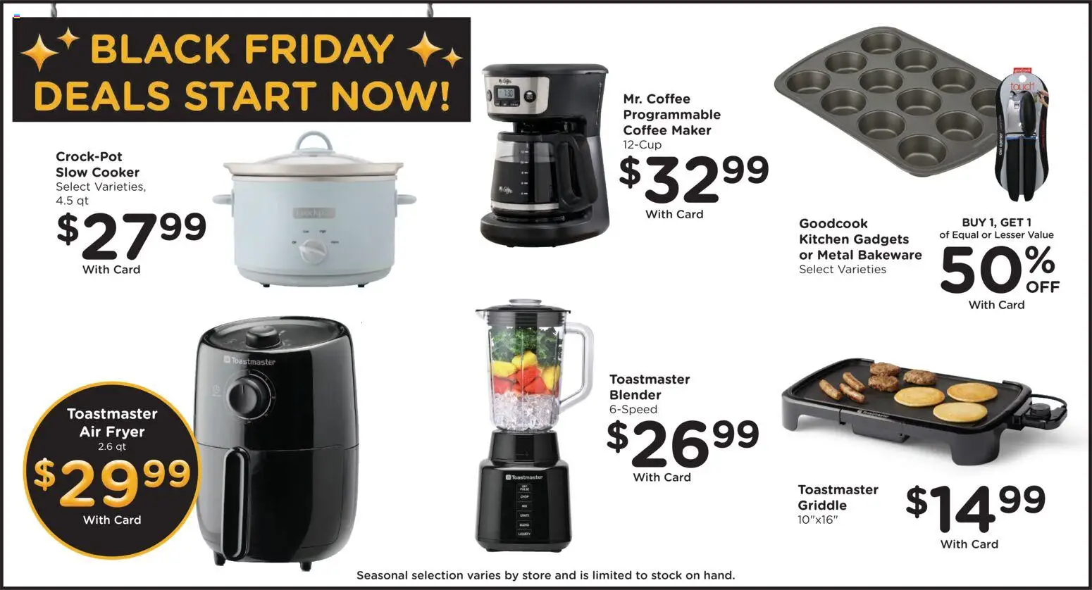 Kroger Black Friday - valid from 05.11.2025 | Page: 10 | Products: Opener, Coffee, Blender, Coffee maker