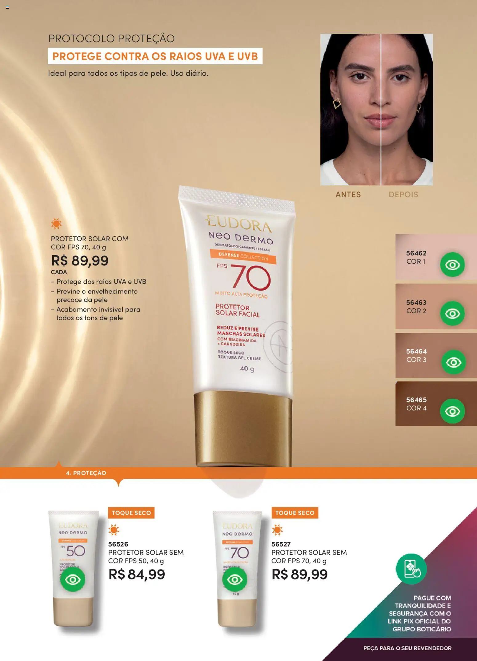 Eudora Folheto - válido de 19.02.2026 | Página: 81 | Produtos: Protetor solar, Creme