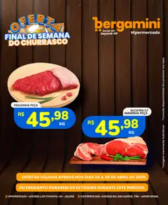 Supermercado Bergamini ofertas Churrasco - Pré-Visualização do folheto da loja Supermercado Bergamini, válido de 24.04.2026