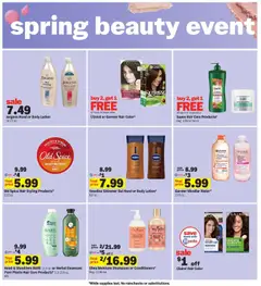 Preview of Meijer weekly ads valid from 11.03.2026 | Page: 35 | Products: Conditioner, Hair color, Peeling, Water
