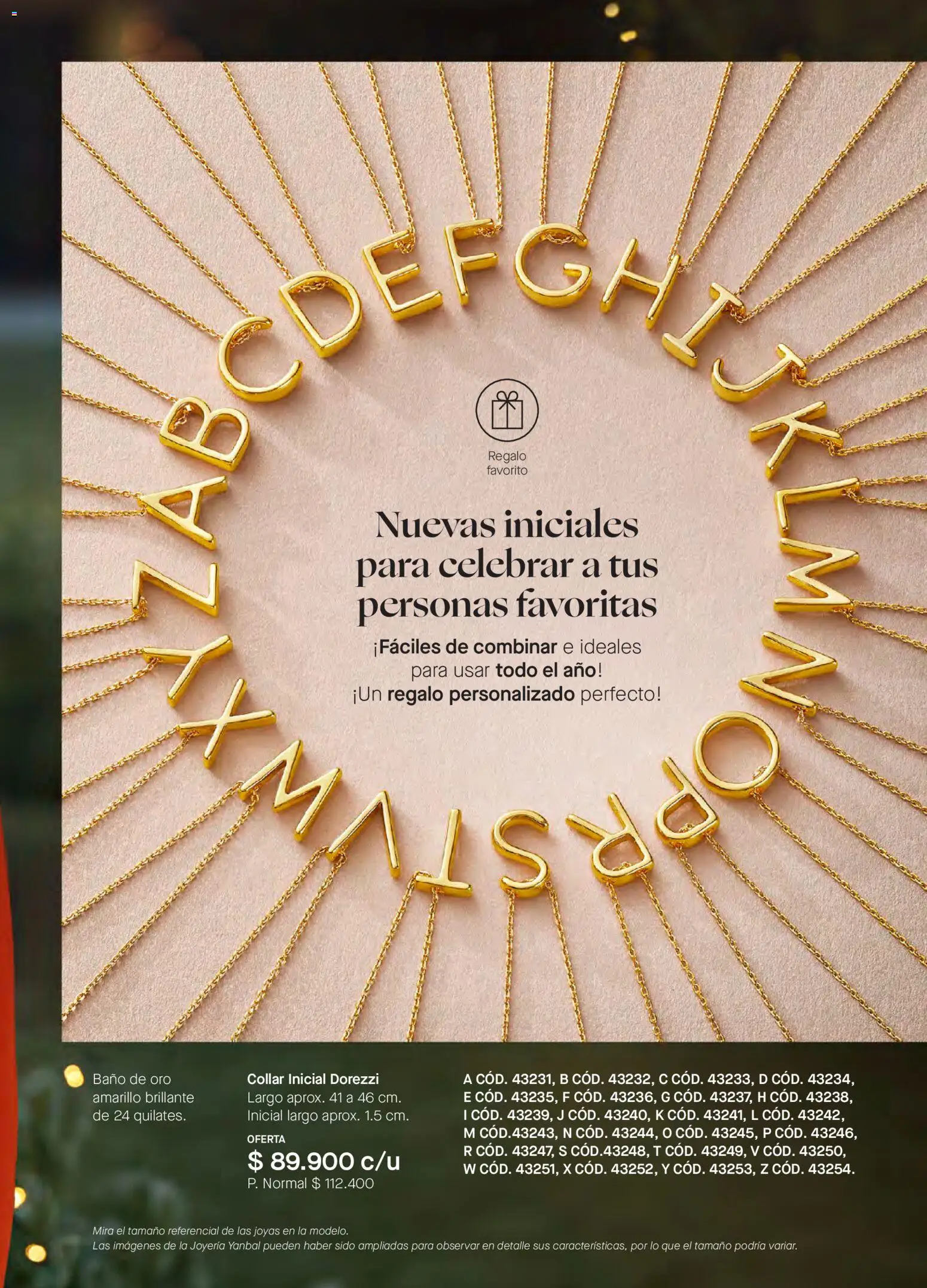 Yanbal revista - valida desde el 08.11.2025 | Página: 49 | Productos: Baño, Collar