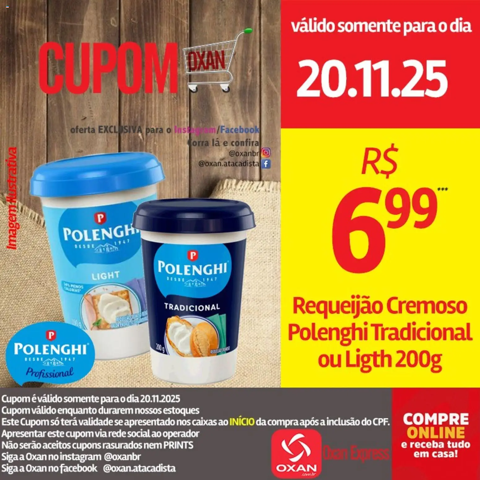 Oxan Atacadista Folheto - válido de 20.11.2025 | Página: 18 | Produtos: Requeijão