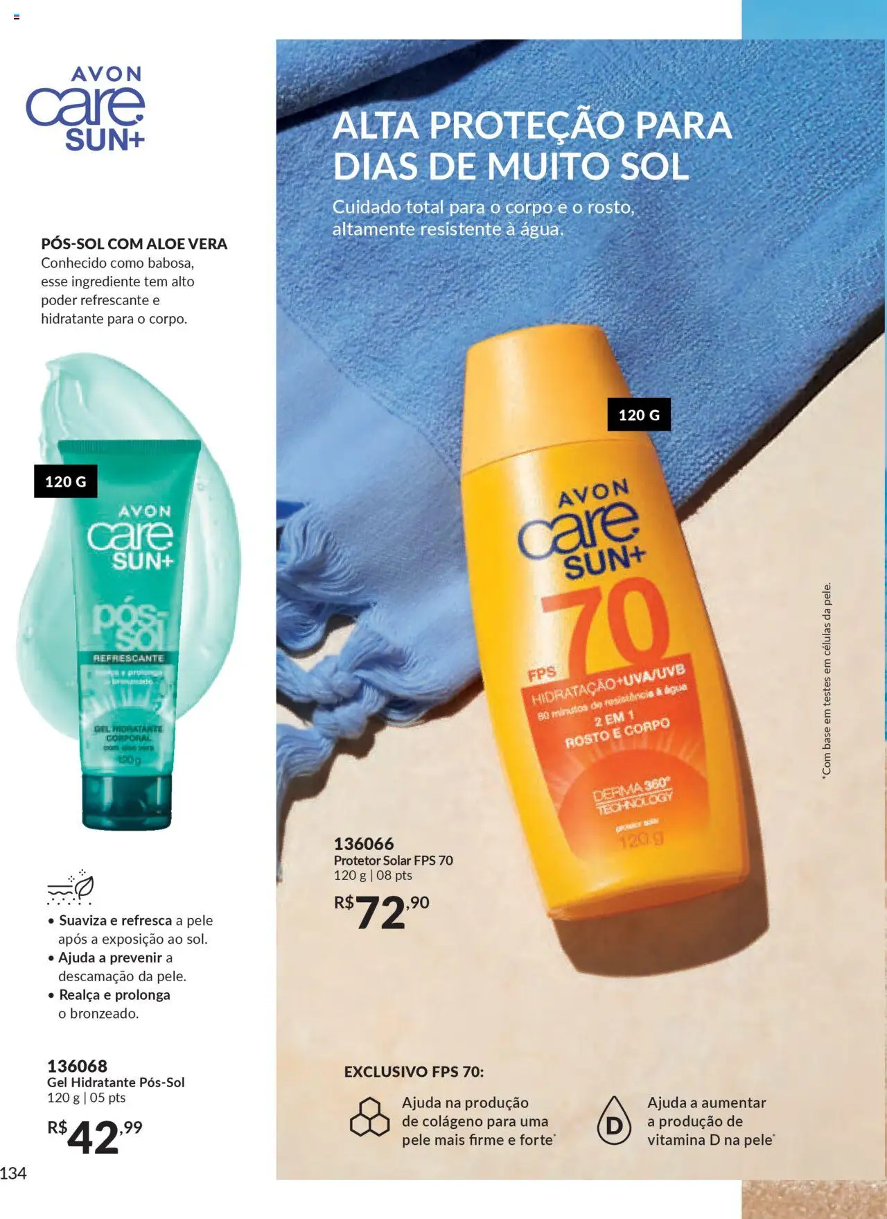 Avon Folheto - válido de 07.10.2025 | Página: 134 | Produtos: Colágeno, Hidratante corporal, Base, Vitamina d