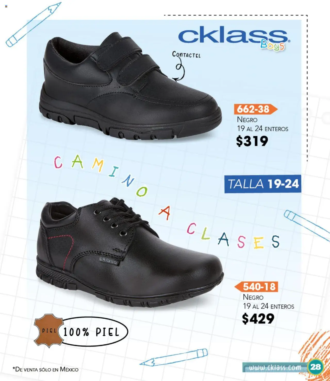 Nuevas ofertas de Cklass válidas en toda la República Mexicana desde el 14.07.2025. ¡Encuentra las mejores ofertas en Cklass catálogo Escolar! | Página: 29