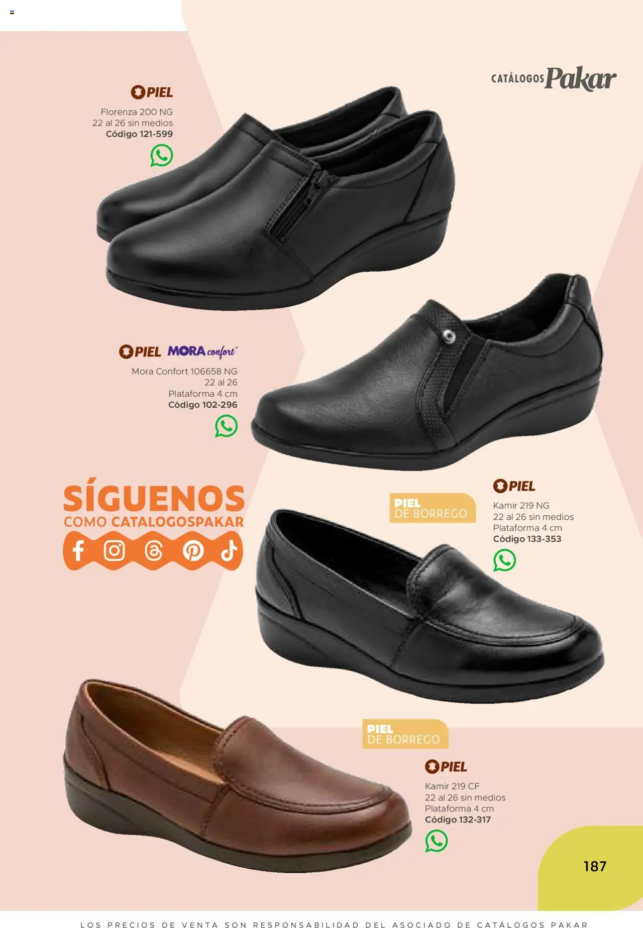 Nuevas ofertas de SC Pakar válidas en toda la República Mexicana desde el 24.07.2025. ¡Encuentra las mejores ofertas en SC Pakar Catálogo Mujer otoño / invierno! | Página: 187