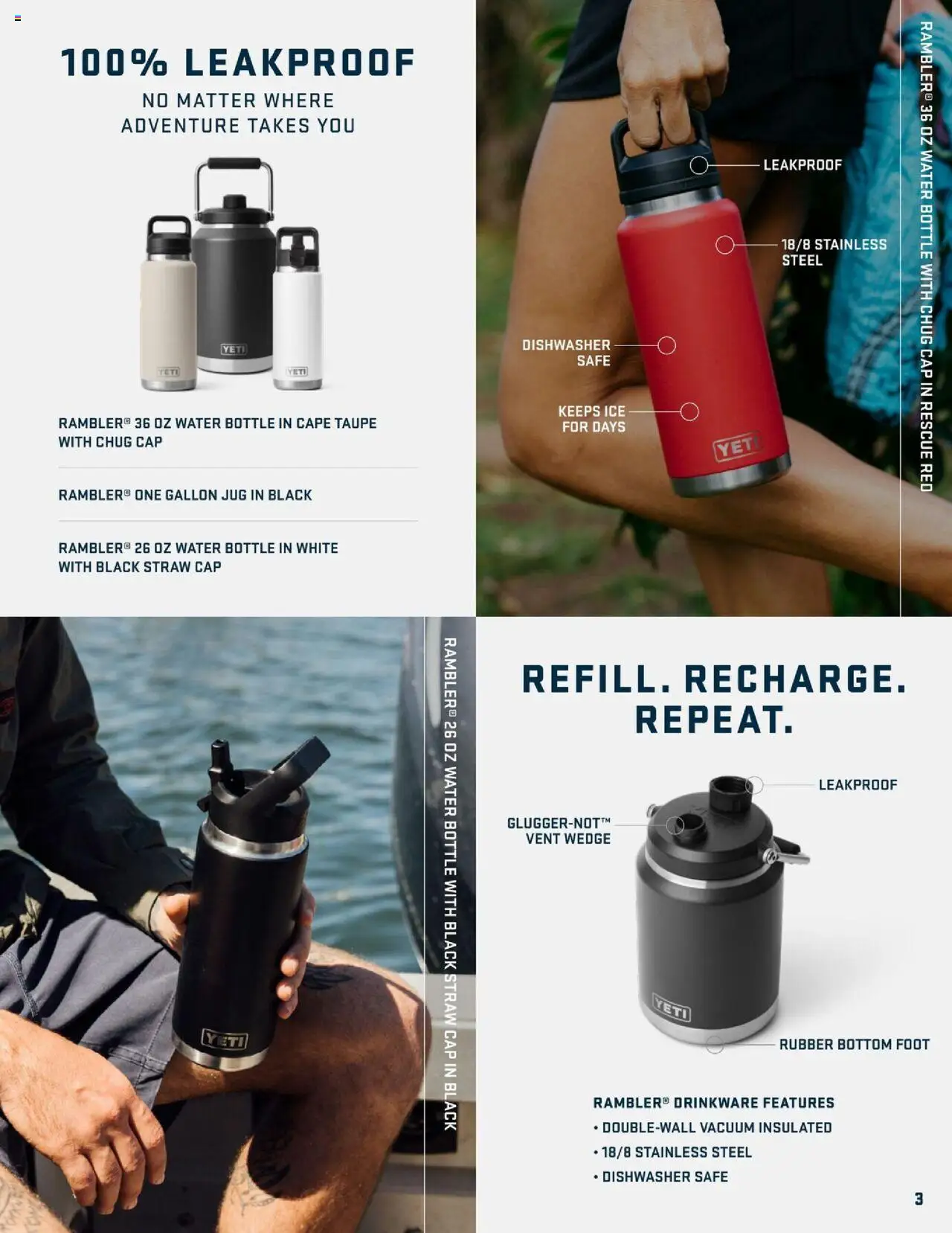 Dunham's Sports Yeti Guide - valid from 14.08.2025 | Page: 3 | Products: Safe, Vacuum, Water, Cap