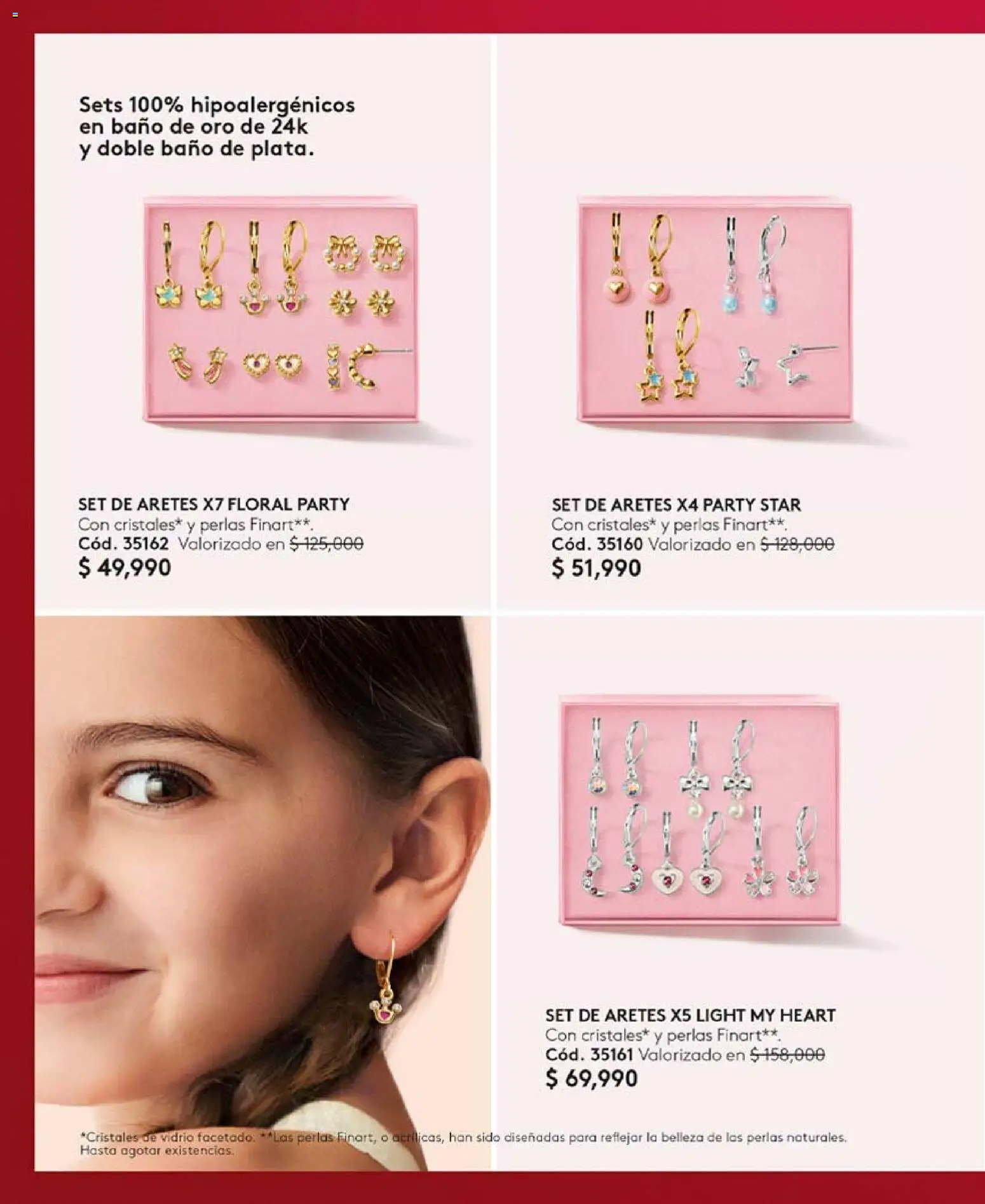 Ésika revista - valida desde el 24.04.2026 | Página: 132 | Productos: Aretes, Baño