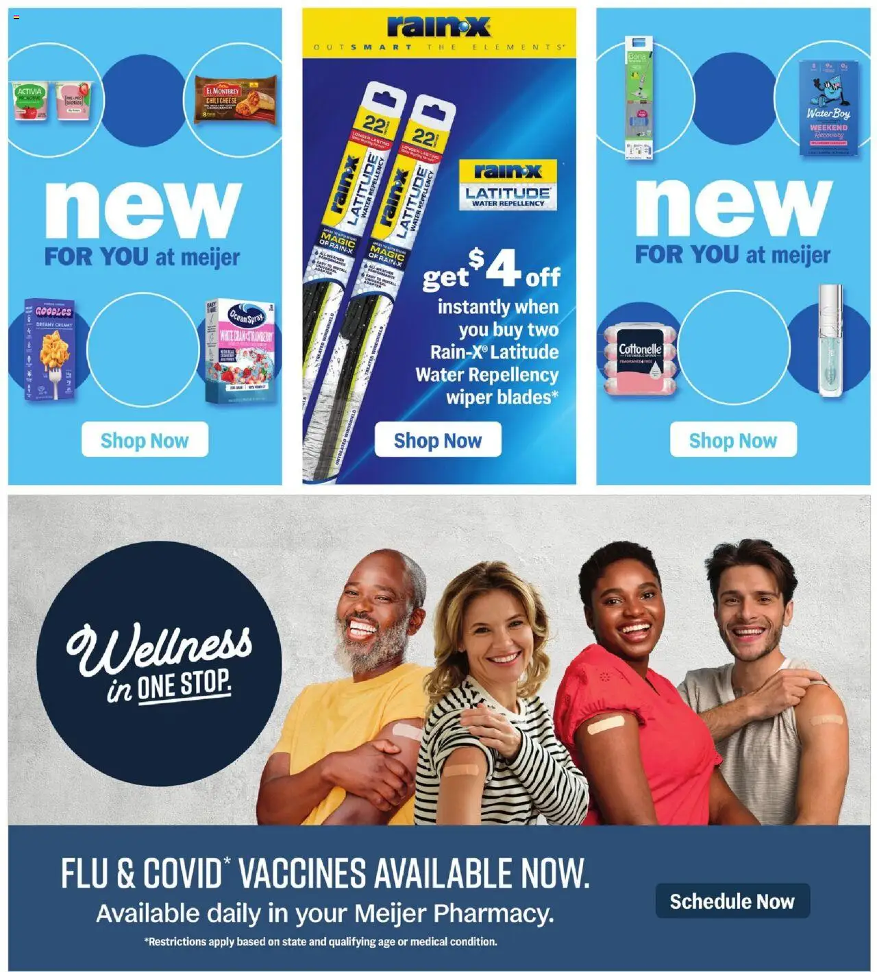 Meijer Weekly Ad - MI - valid from 08.10.2025 | Page: 35 | Products: Cheese, Wiper, Water, Adapter