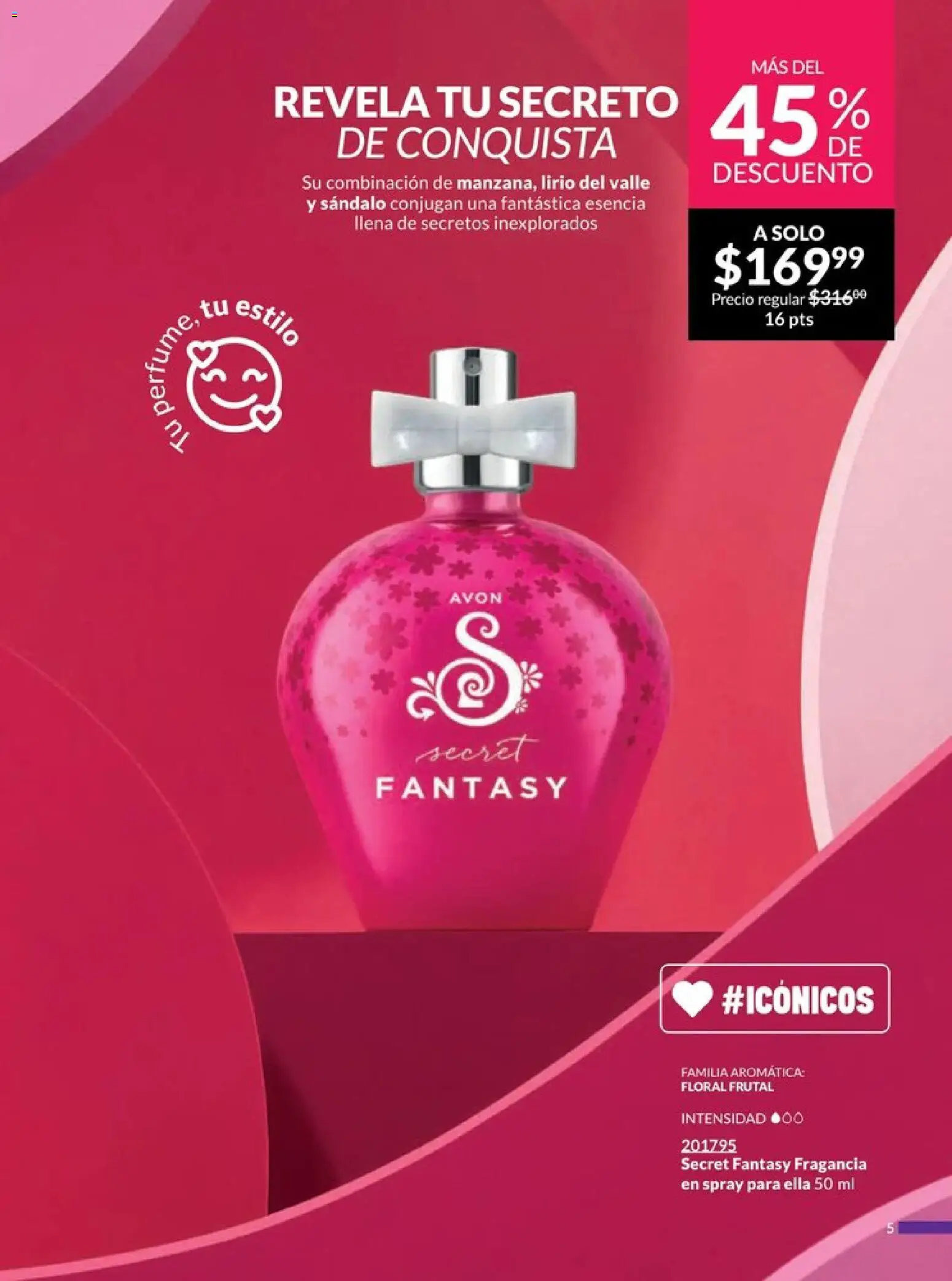Nuevas ofertas de AVON válidas en toda la República Mexicana desde el 20.12.2025. ¡Encuentra las mejores ofertas en AVON campaña 1 2026! | Página: 9 | Productos: Fragancia