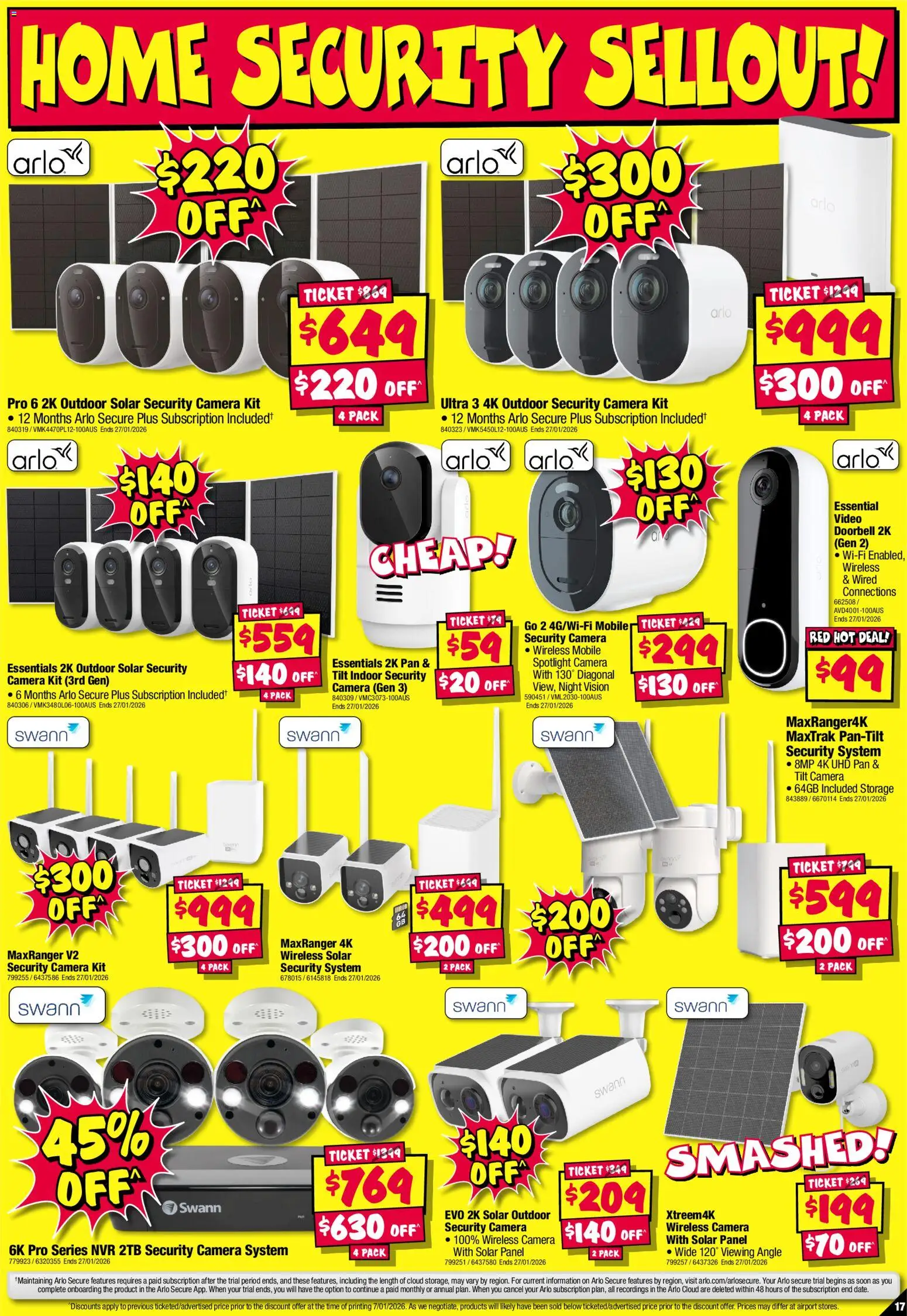JB Hi-Fi catalogue - valid from 15.01.2026 | Page: 17 | Products: Doorbell, Camera, Mobile