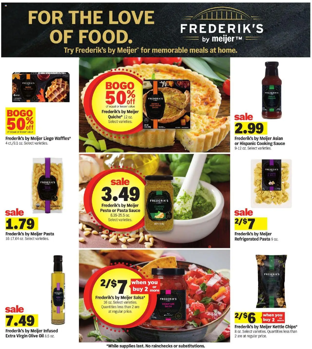 Meijer Weekly Ad - MI - valid from 01.10.2025 | Page: 16 | Products: Oil, Pasta, Garlic, Kettle