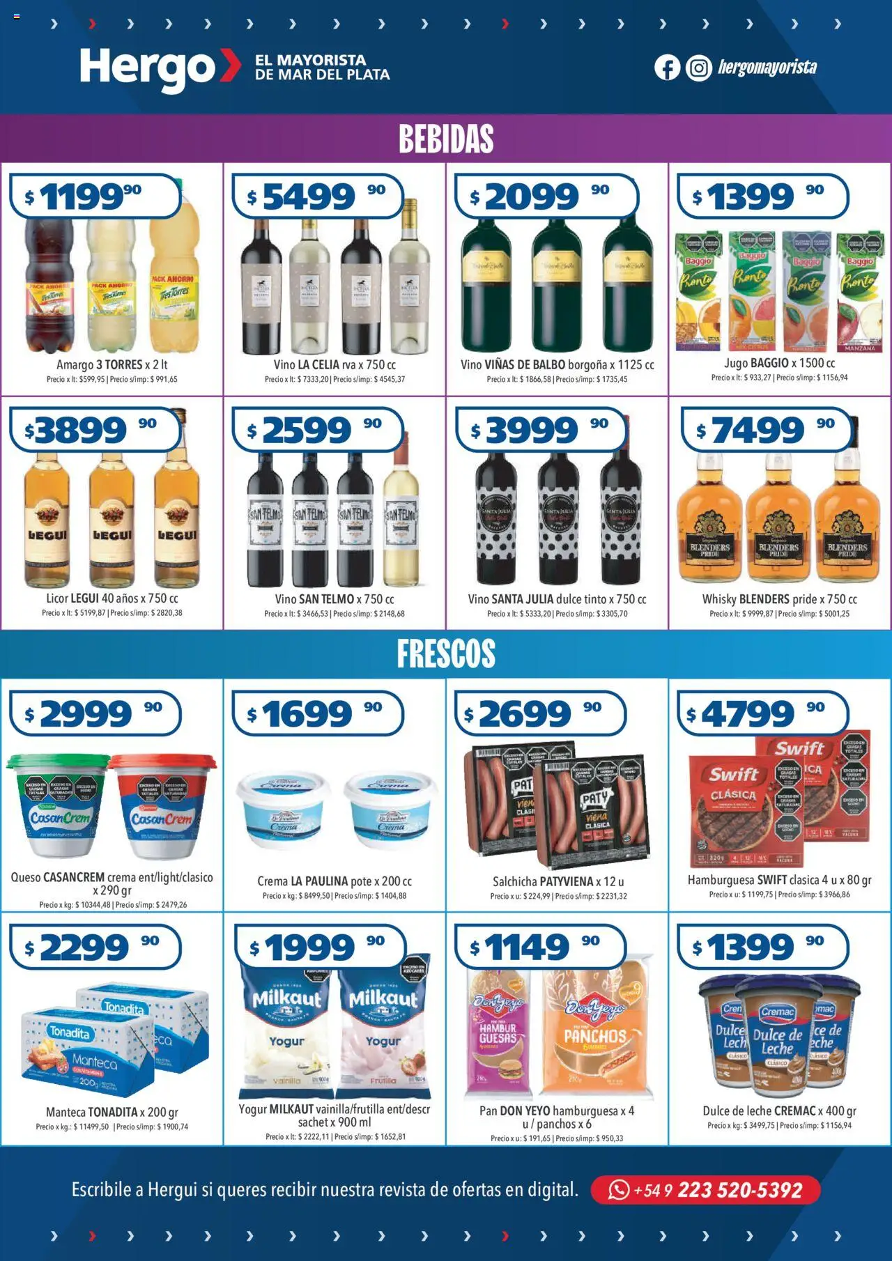 Hergo catálogo │ válido desde el 06.08.2025 | Página: 3 | Productos: Manteca, Queso, Yogur, Crema