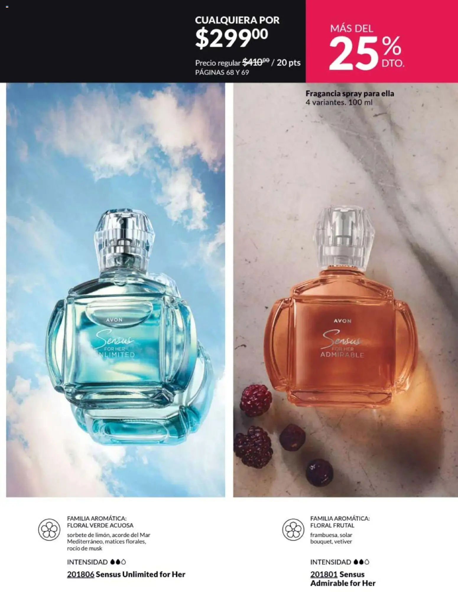 Nuevas ofertas de AVON válidas en toda la República Mexicana desde el 13.03.2026. ¡Encuentra las mejores ofertas en AVON campaña 5 2026! | Página: 69 | Productos: Perfume, Fragancia