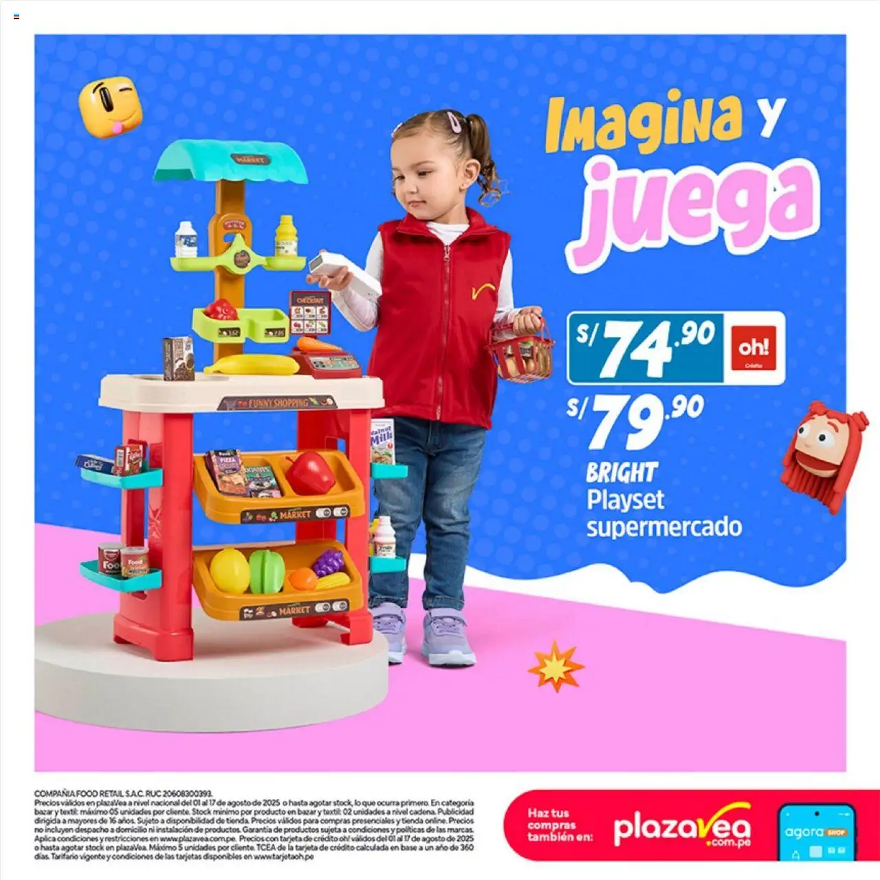 Catálogo Plaza Vea válido desde 01.08.2025 | Página: 20 | Productos: Pizza