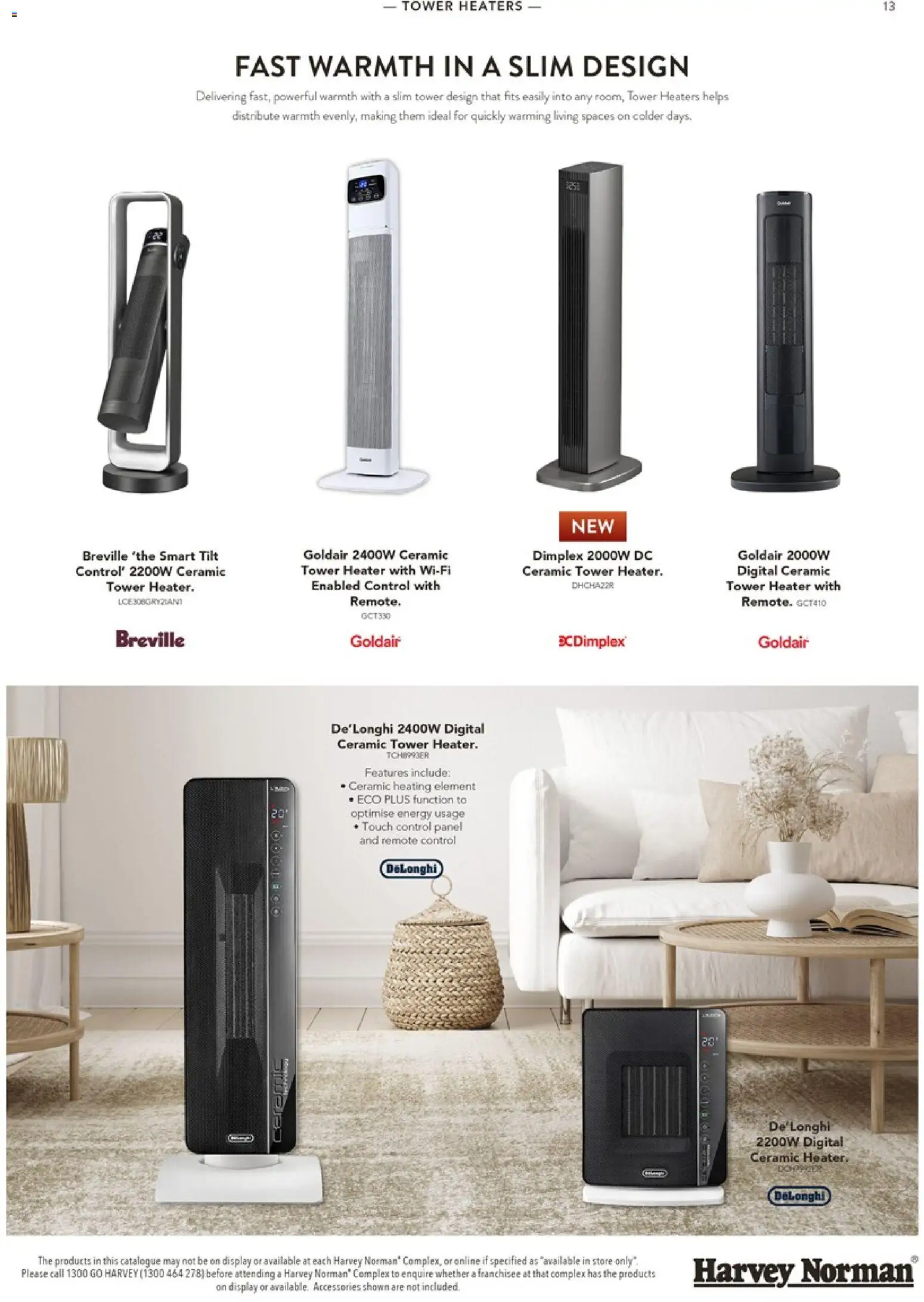 Harvey Norman catalogue - valid from 21.04.2026 | Page: 13 | Products: Heater, Accessories, Digital, Remote control