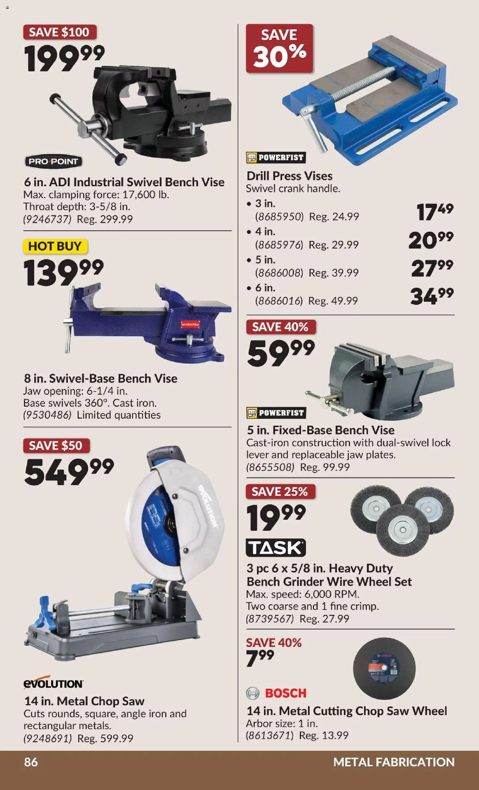 Princess Auto flyer valid from 24.03.2026 | Page: 94 | Products: PC, Iron, Grinder