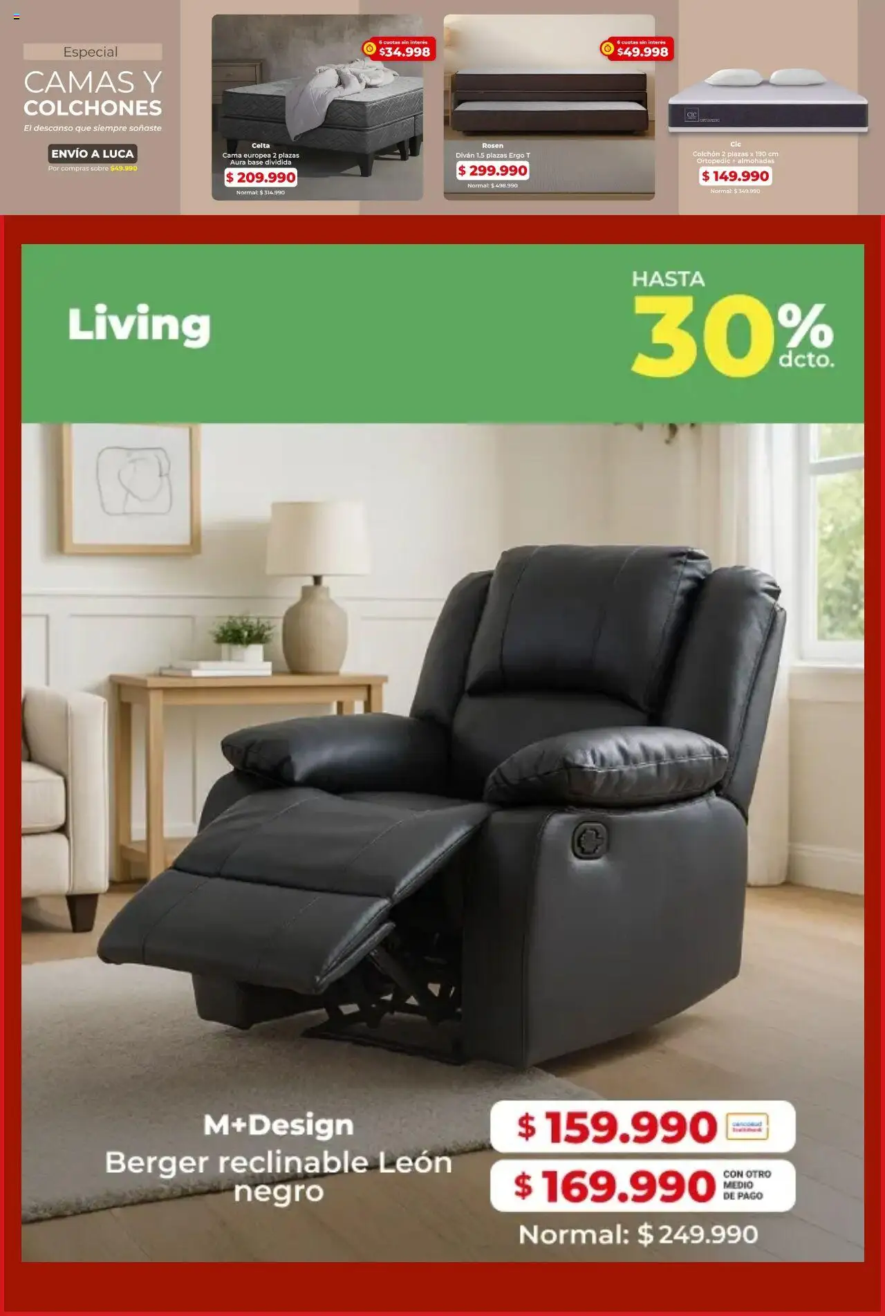 Easy ofertas  │ válido desde el 23.09.2025 | Página: 6 | Productos: Cama, Colchón, Sobre, Base