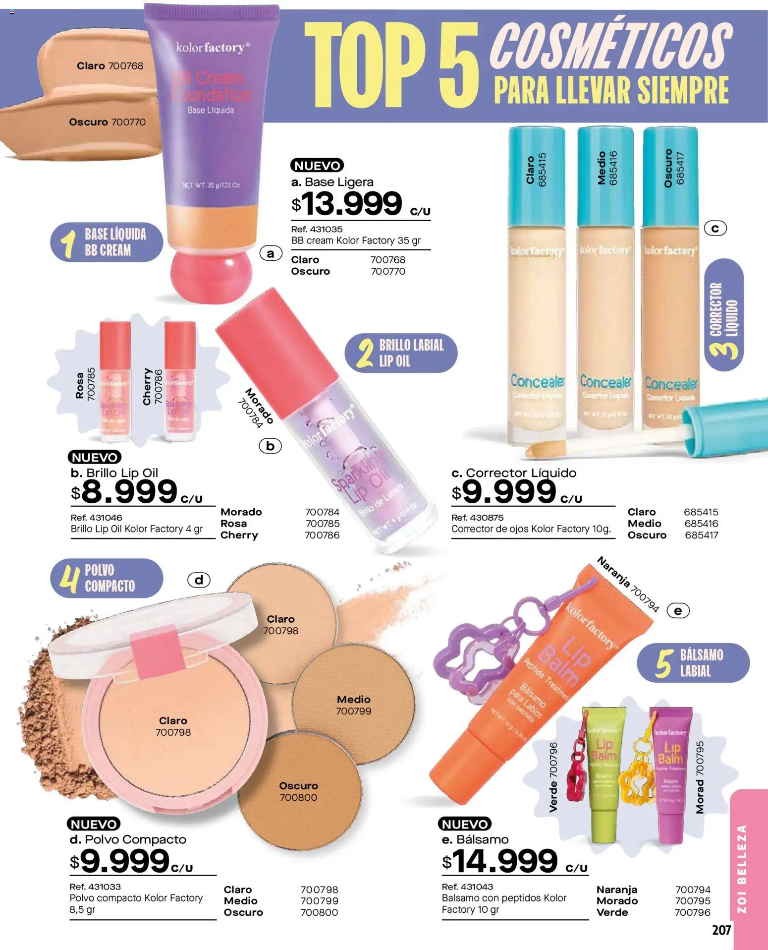 Carmel revista - valida desde el 01.02.2026 | Página: 207 | Productos: Bálsamo, Brillo, Top, Polvo