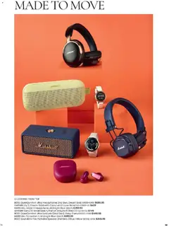 Preview of Myer Catalogue Last Minute Gifting - valid from 04.12.2025 | Page: 38 | Products: Cream, Headphones, Speaker, Portable