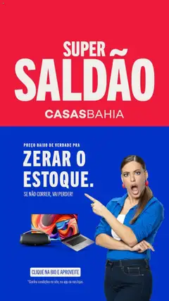 Casas Bahia promoções - Pré-Visualização do folheto da loja Casas Bahia, válido de 17.07.2025