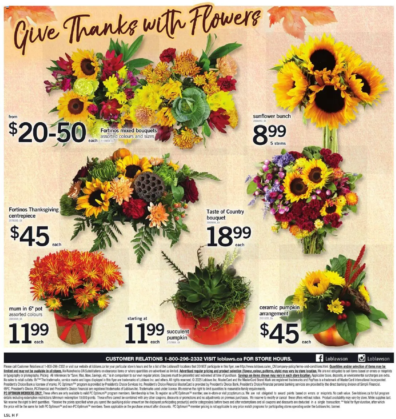 Loblaws flyer valid from 02.10.2025 | Page: 14 | Products: PC, Pumpkin