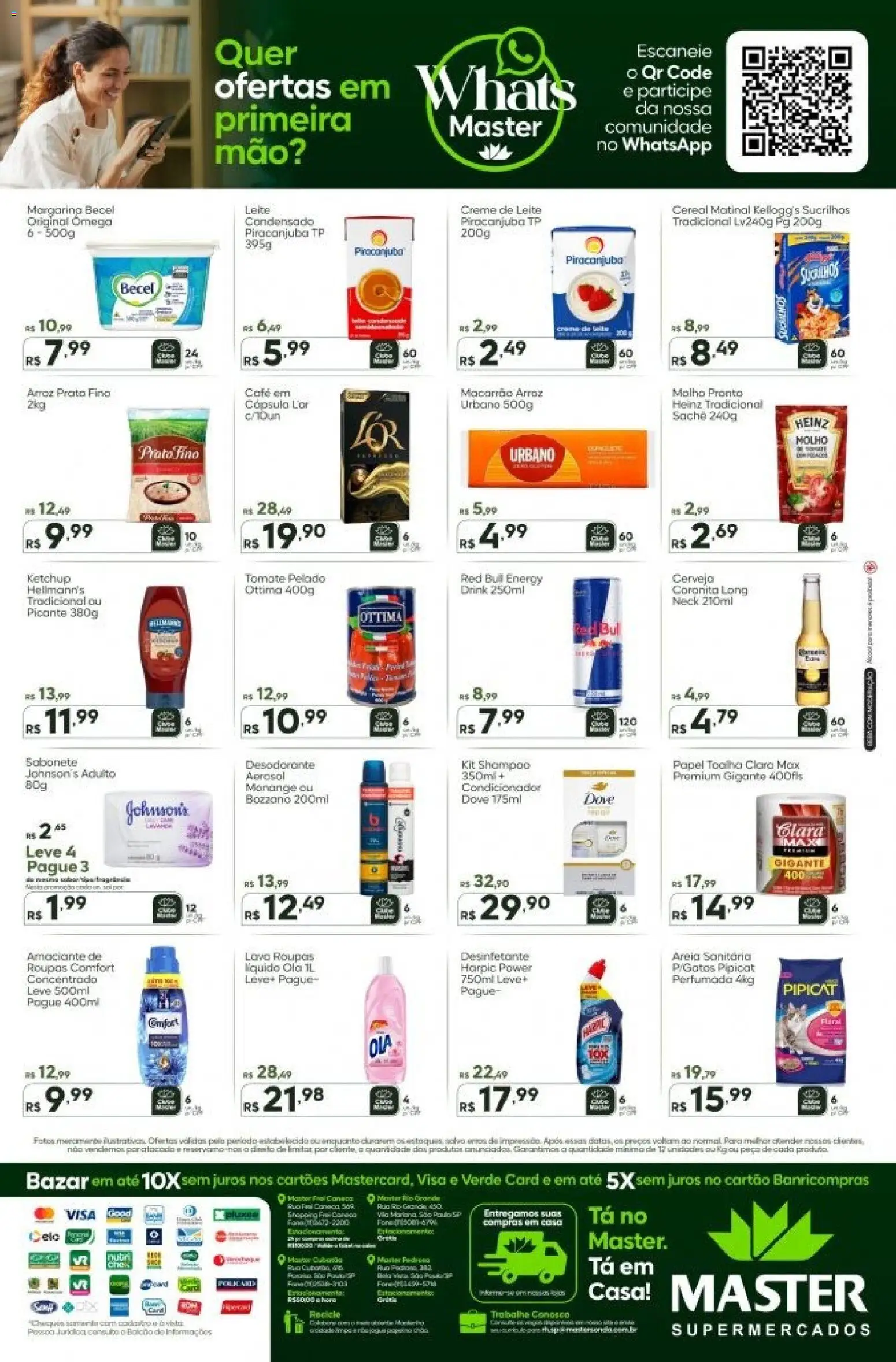 Master Folheto - válido de 12.01.2026 | Página: 2 | Produtos: Leite, Arroz, Macarrão, Ketchup