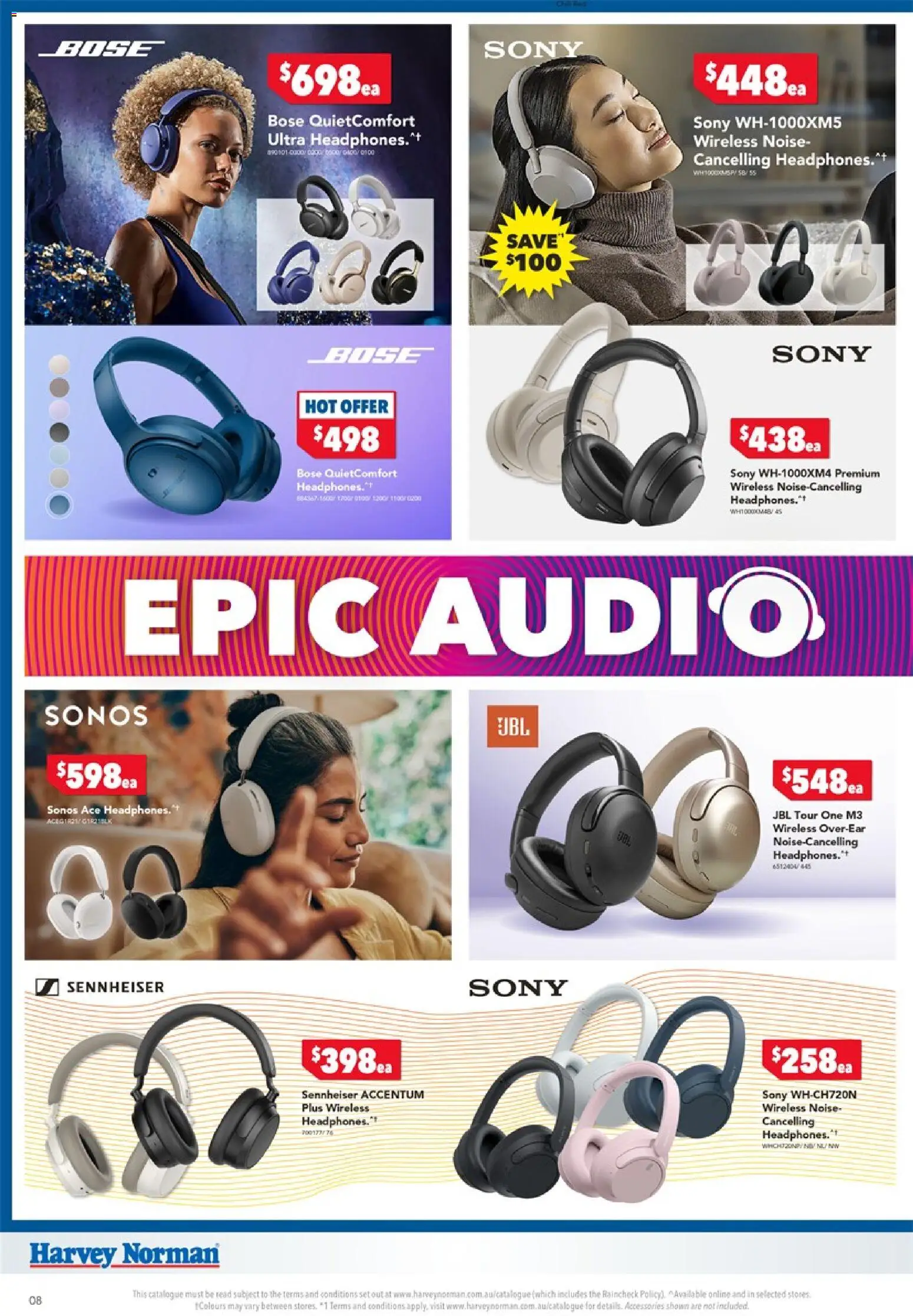 Harvey Norman catalogue - valid from 19.02.2026 | Page: 8 | Products: Accessories, Audio, Headphones