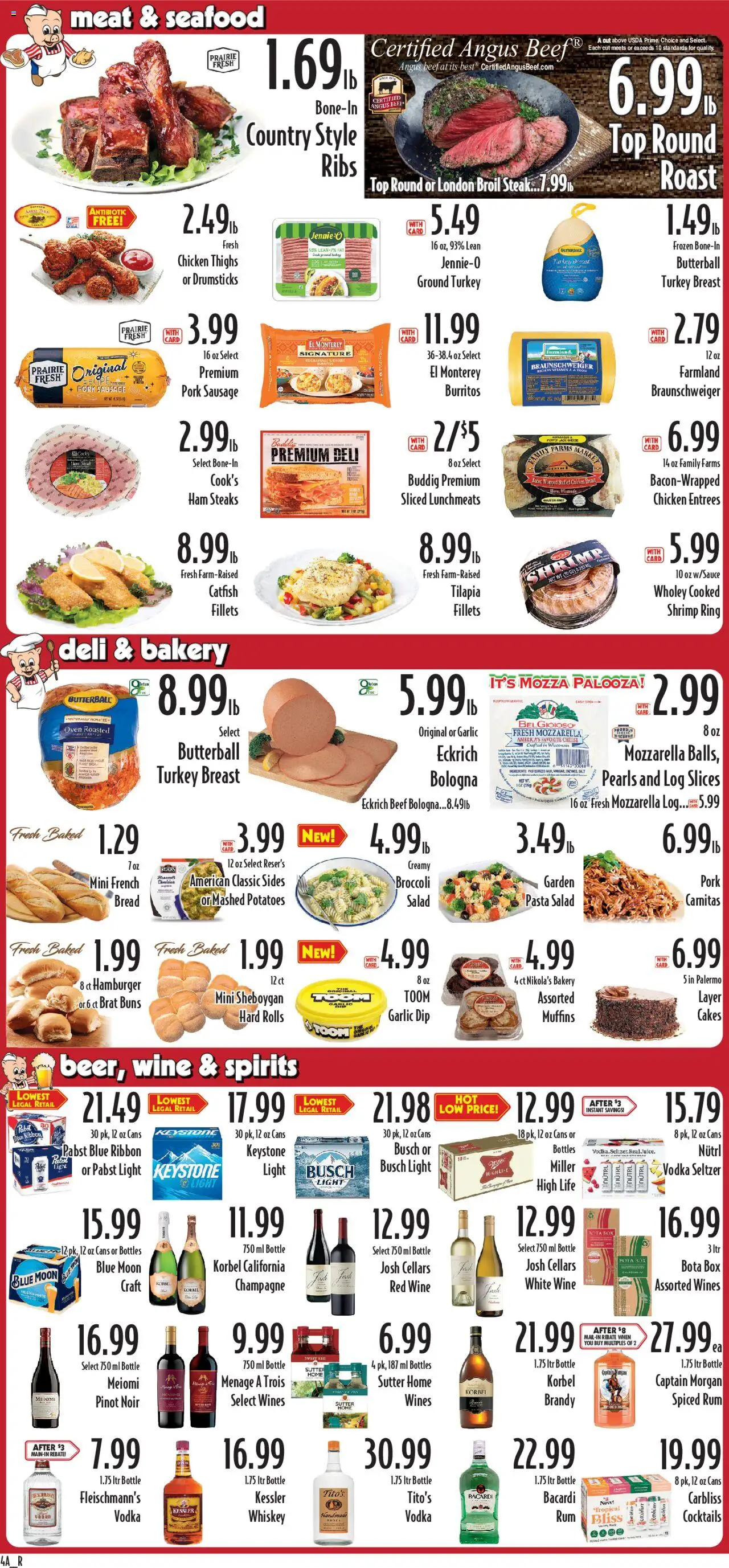 Piggly Wiggly Weekly Ad - valid from 06.08.2025 | Page: 4 | Products: Bakery, Box, Seafood, Garlic