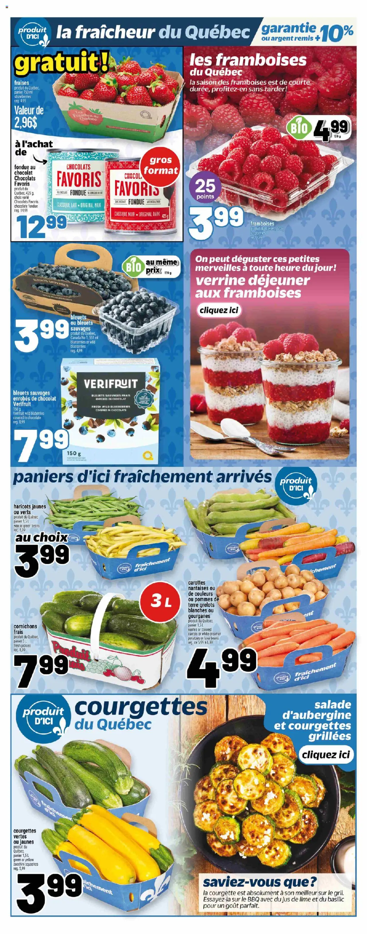 Metro flyer valid from 07.08.2025 | Page: 5 | Products: Strawberries, Potatoes, Milk, Chocolate