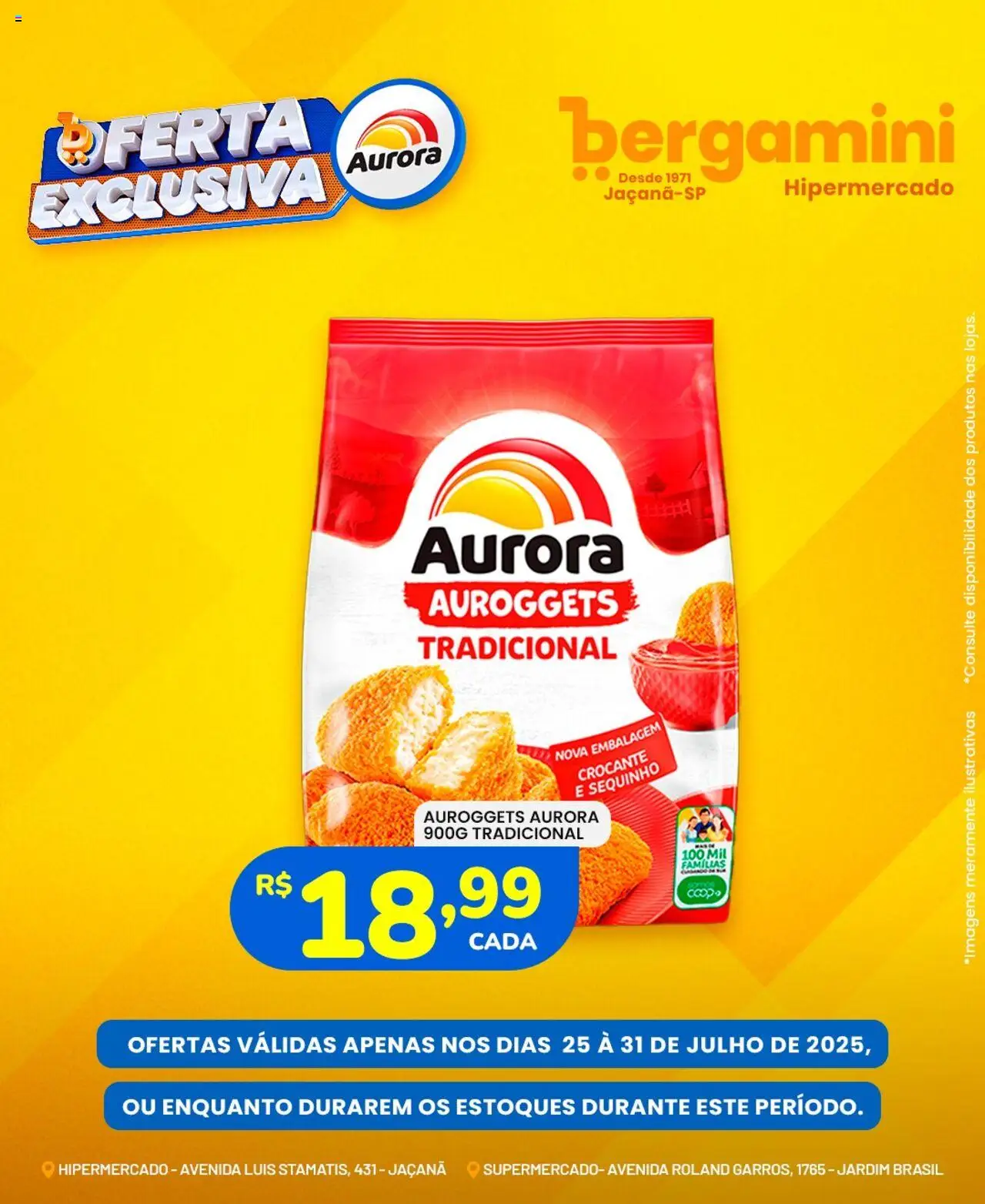 Supermercado Bergamini Folheto - válido de 25.07.2025 | Página: 1