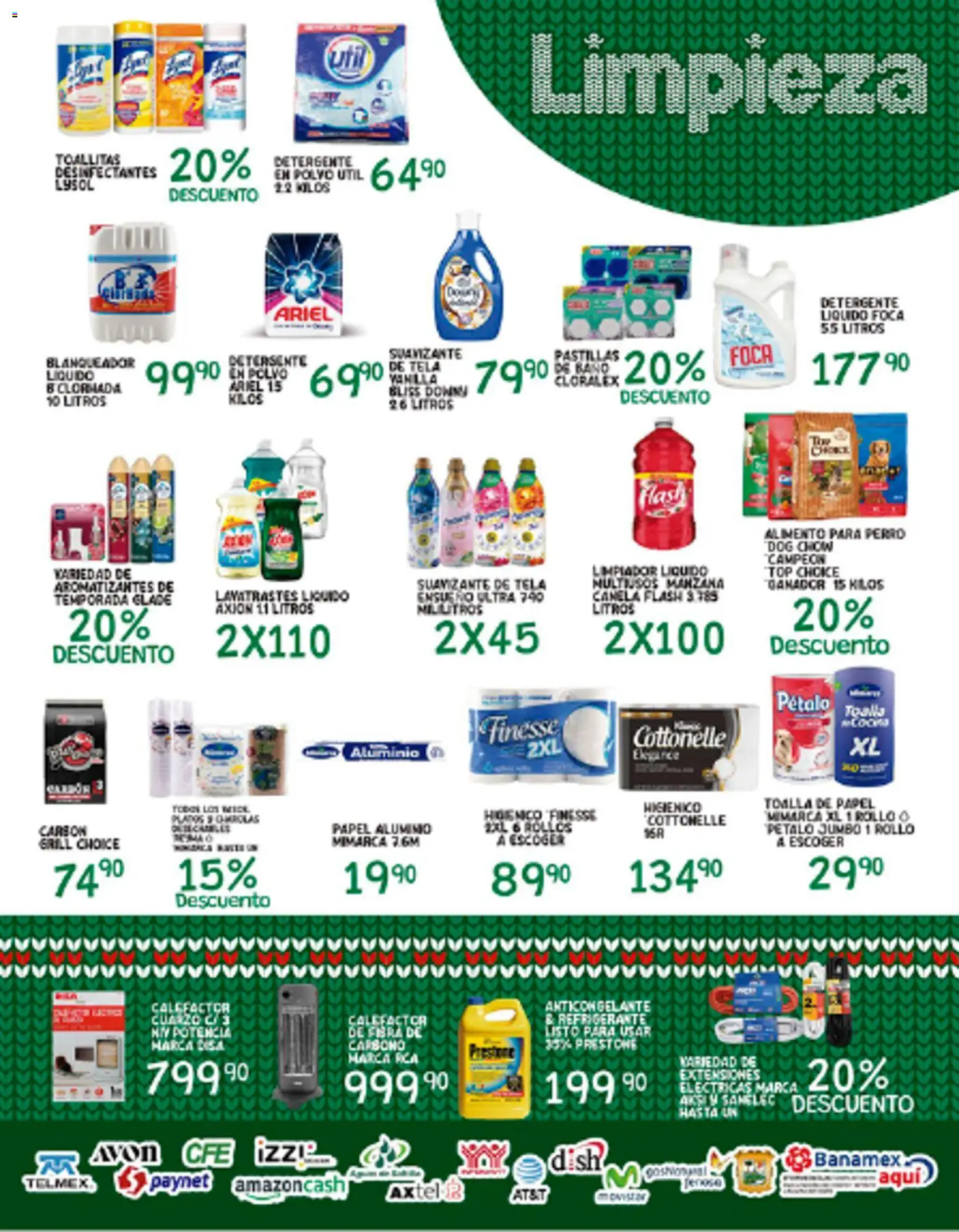 Nuevas ofertas de Alsuper válidas en toda la República Mexicana desde el 12.12.2025. ¡Encuentra las mejores ofertas en Alsuper folleto Saltillo! | Página: 5 | Productos: Detergente, Extensión, Limpiador, Calefactor