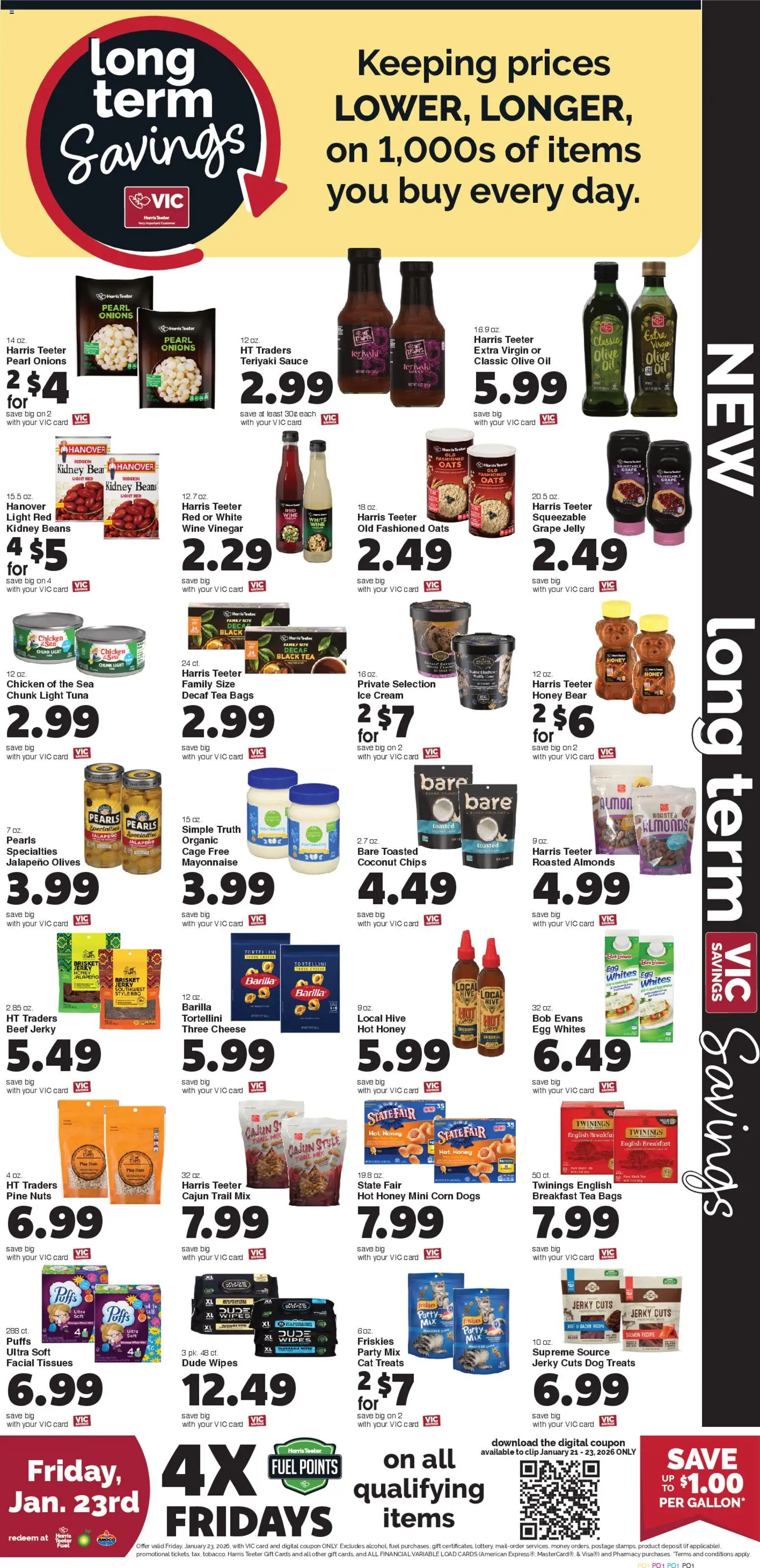 Harris Teeter Weekly Ad - valid from 21.01.2026 | Page: 8 | Products: Clip, Oil, Nuts, Sauce