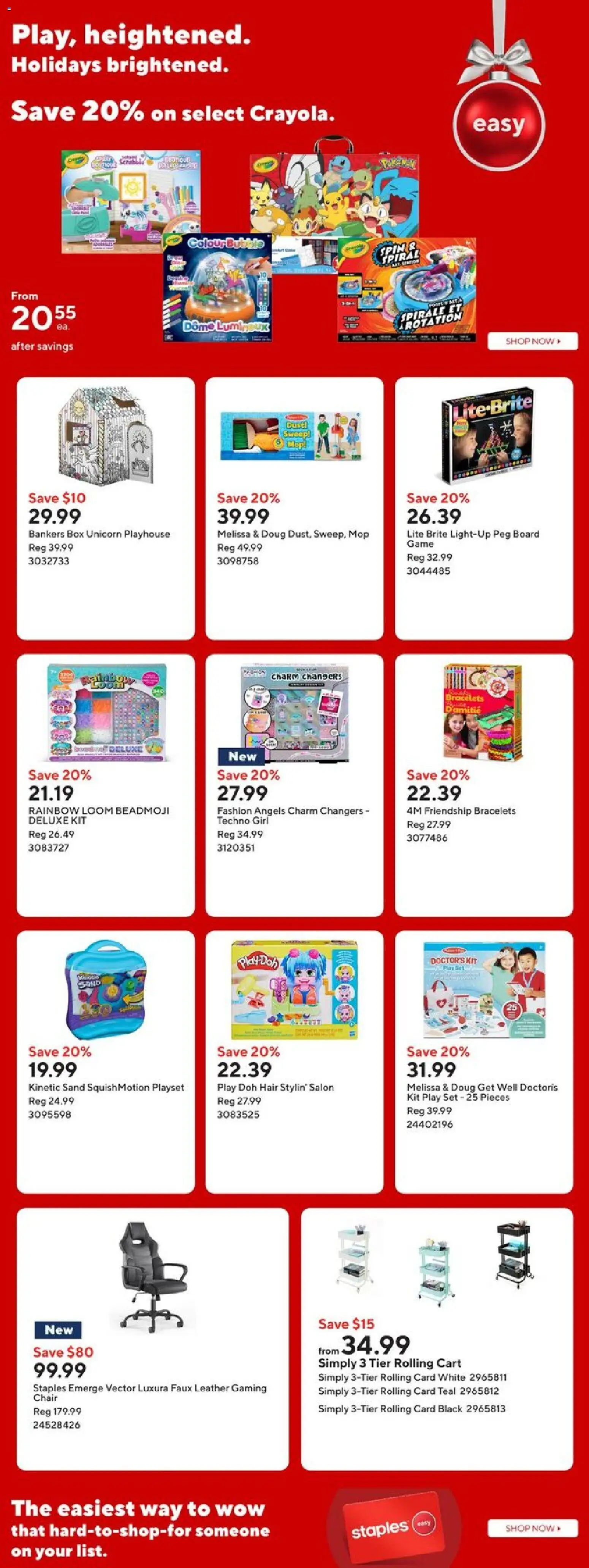 Staples flyer valid from 05.12.2025 | Page: 5 | Products: Game, Box