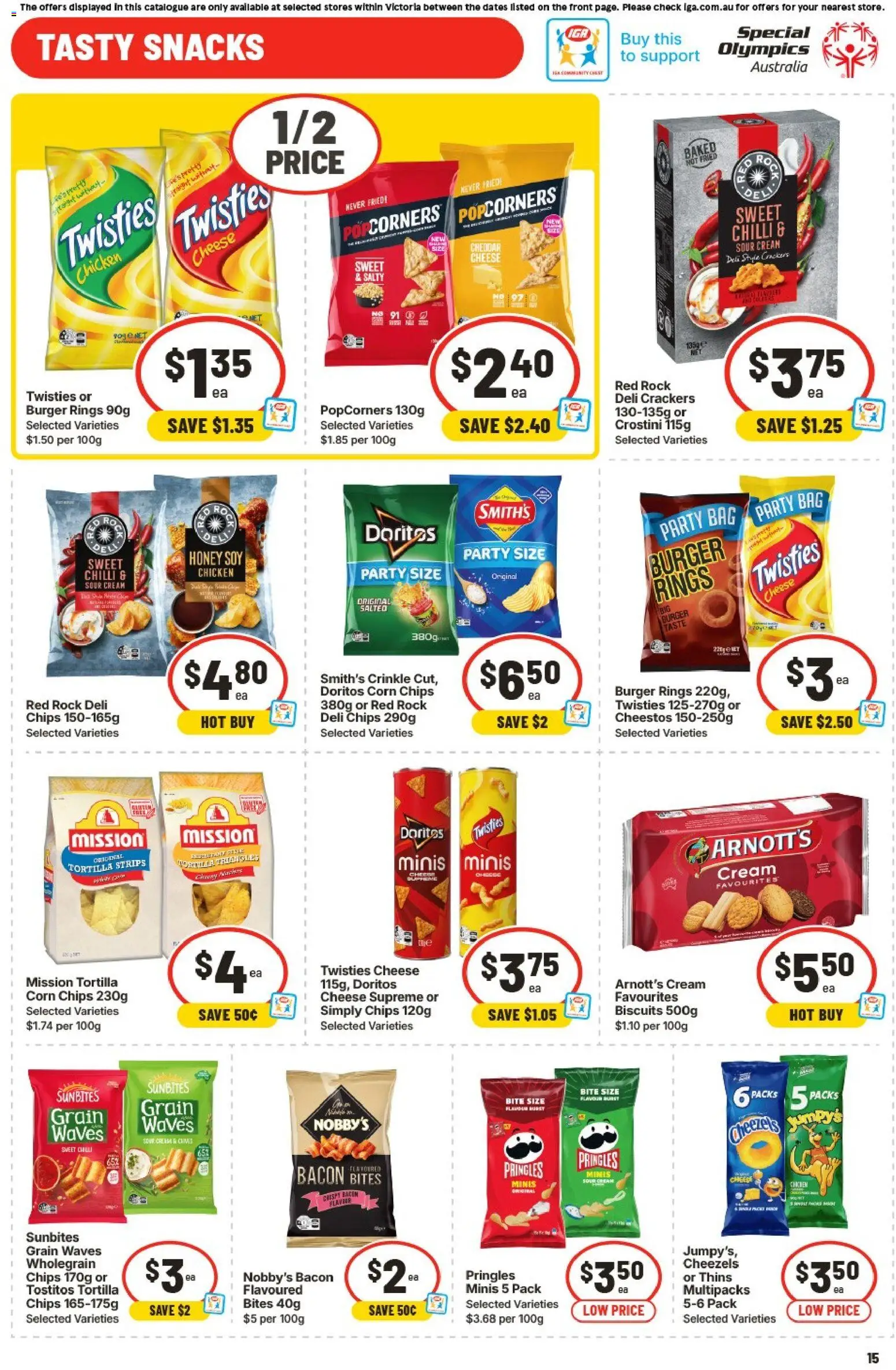 Ritchies catalogue - valid from 29.04.2026 | Page: 15 | Products: Crackers, Honey, Cream, Biscuits
