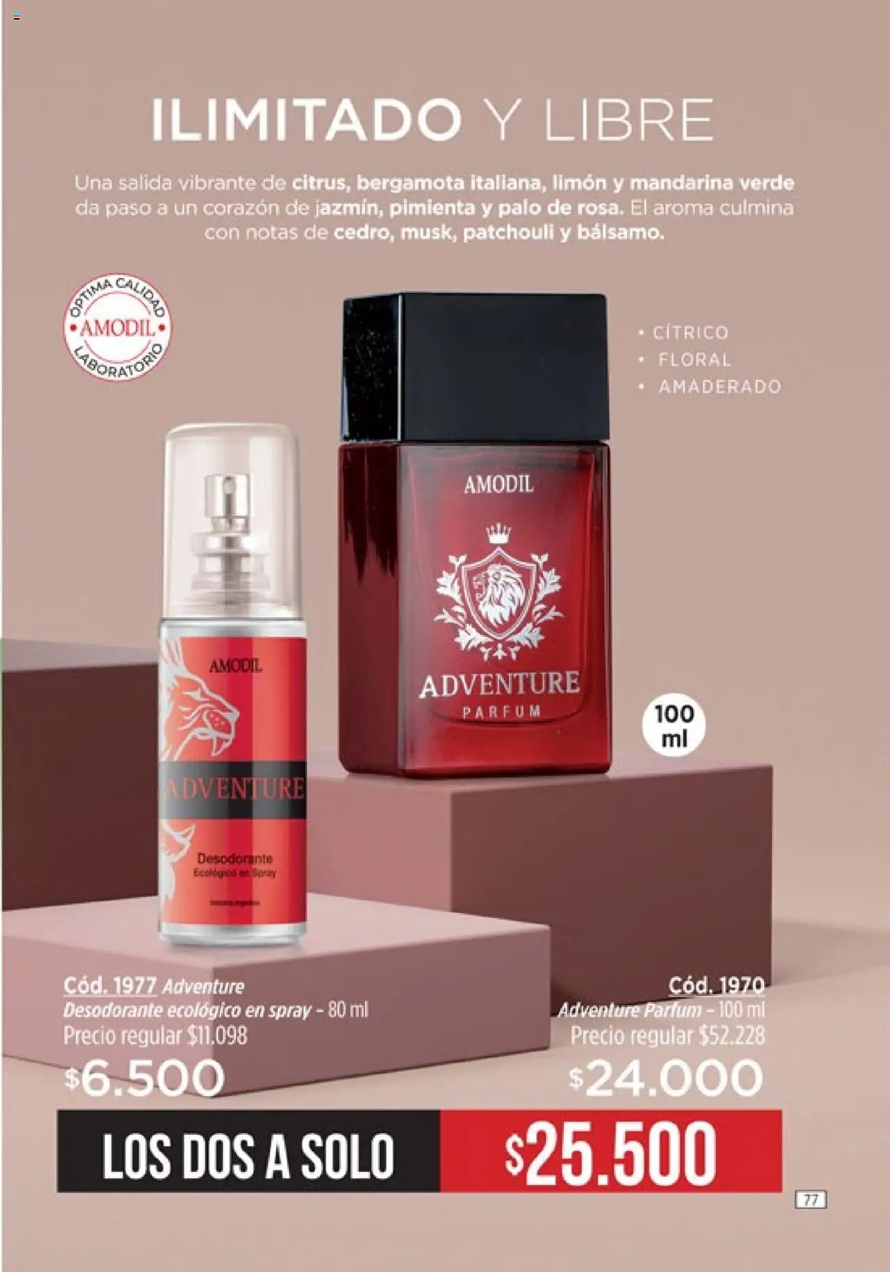 Catálogo Amodil Campaña 16 │ válido desde el 01.10.2025 | Página: 77 | Productos: Pimienta, Desodorante, Limón