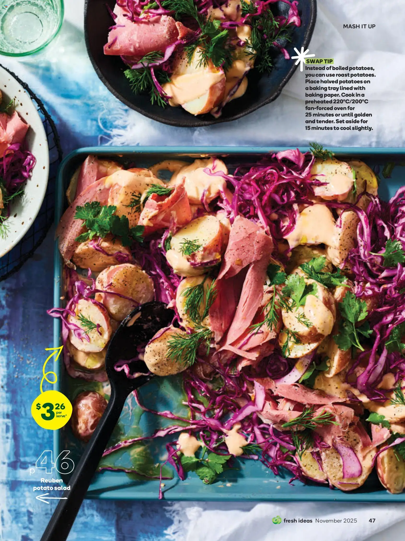 Woolworths catalogue - valid from 01.11.2025 | Page: 47 | Products: Salad, Potatoes, Oven