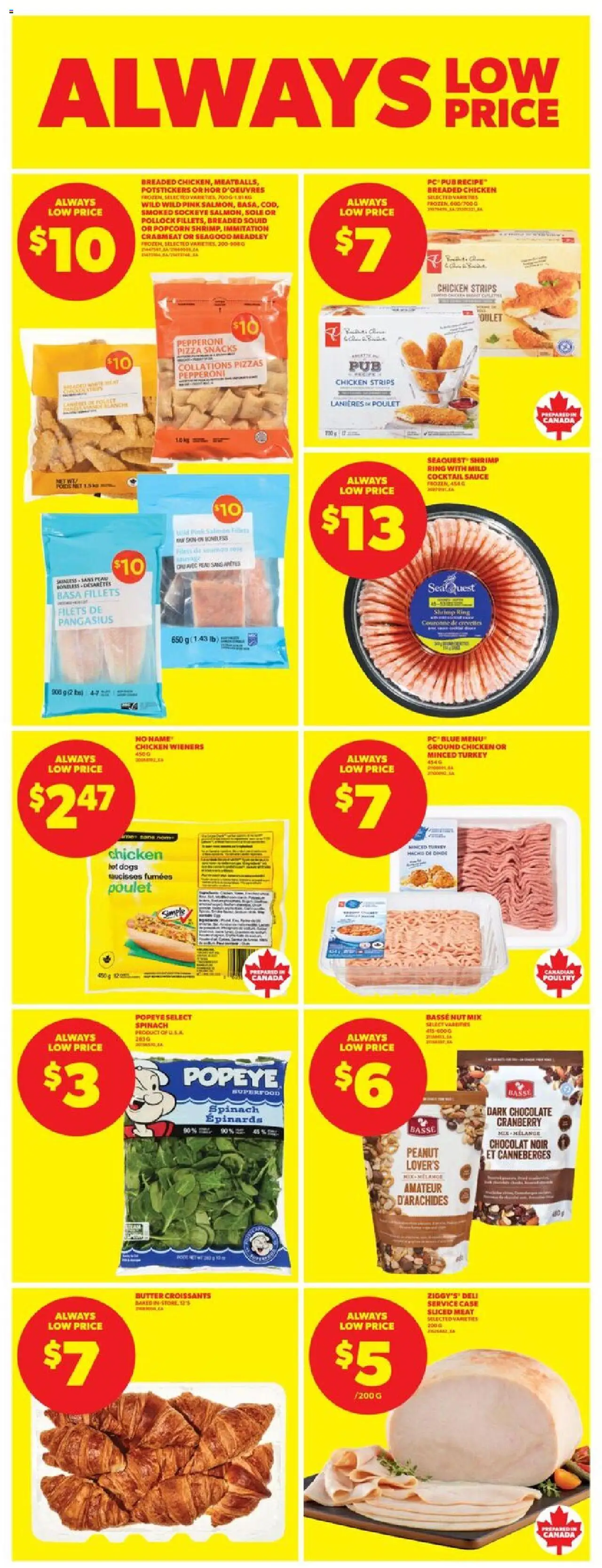 Real Canadian Superstore flyer valid from 25.09.2025 | Page: 20 | Products: Turkey, Case, Chocolate, Pizza