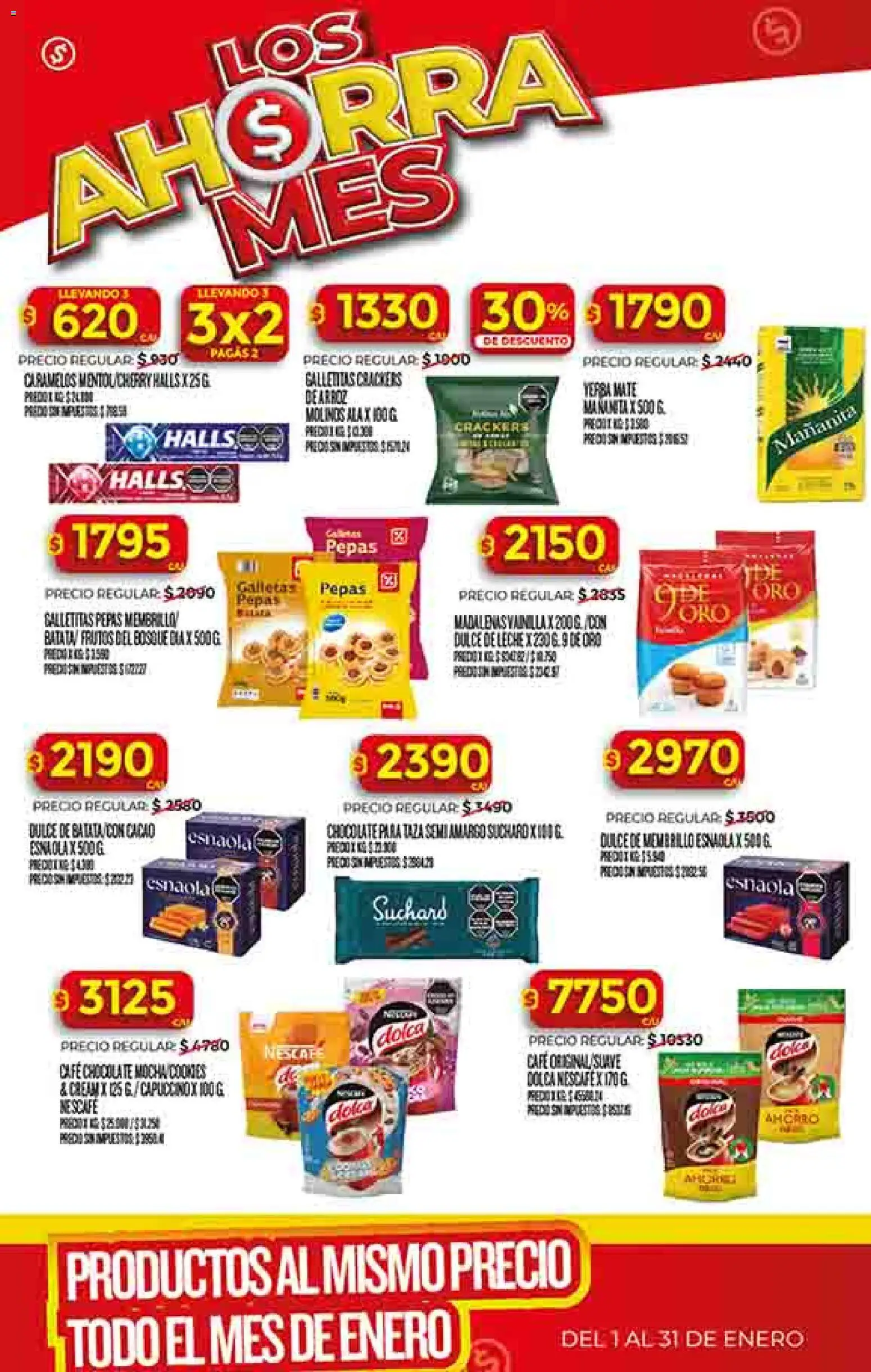 Dia - Ofertas - Salta y Jujuy │ válido desde el 14.01.2026 | Página: 29 | Productos: Galletitas, Yerba, Taza, Café