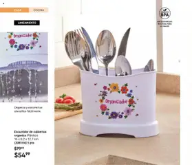 Nuevas ofertas de AVON válidas en toda la República Mexicana desde el 12.09.2025. ¡Encuentra las mejores ofertas en Escurridor de cubiertos organiza, Plástico. 16 x 8.2 x 12.7 cm (208104) 5 pts! | Página: 24 | Productos: Escurridor, Organizador, Cocina