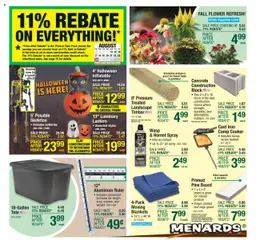 Preview of Menards weekly ads valid from 14.08.2025