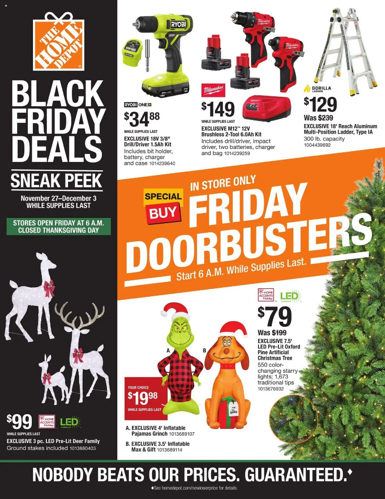 Home Depot Black Friday - valid from 24.11.2025 | Page: 1 | Products: Pajamas, Charger, Case, Bag