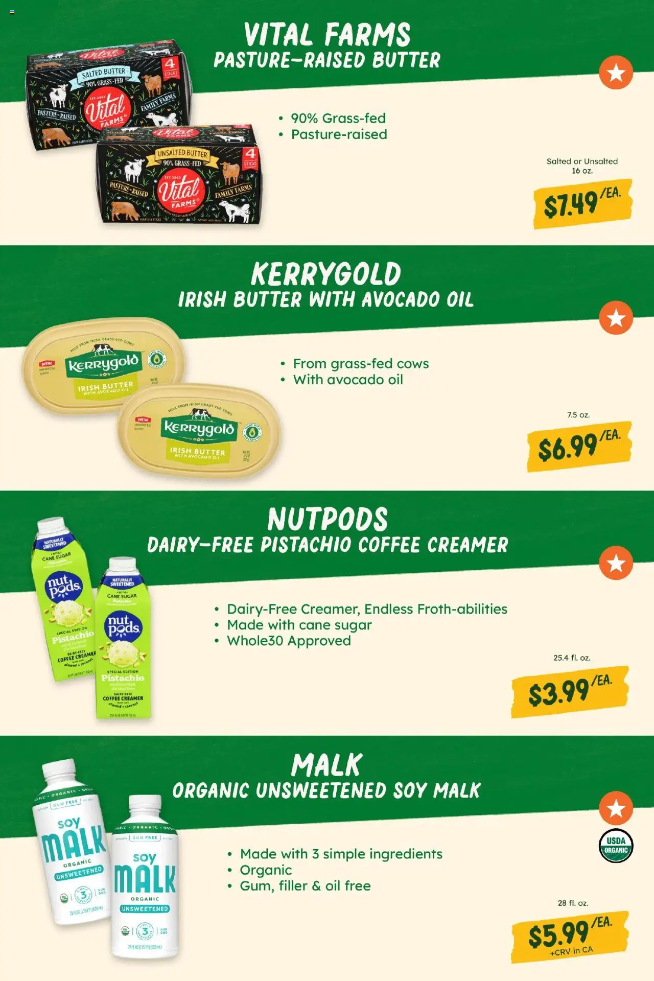Sprouts Monthly Ad - valid from 24.09.2025 | Page: 22 | Products: Butter, Oil, Coffee, Sugar